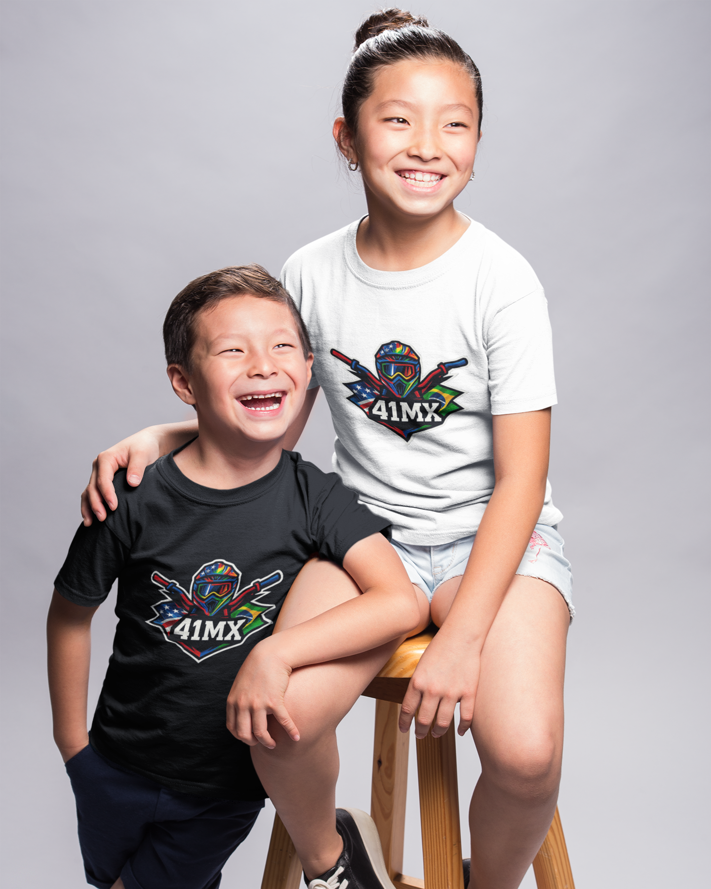 Camiseta Classic Infantil 41MX -Estampada-100% Algodão – Casual e Esportiva, Várias Cores