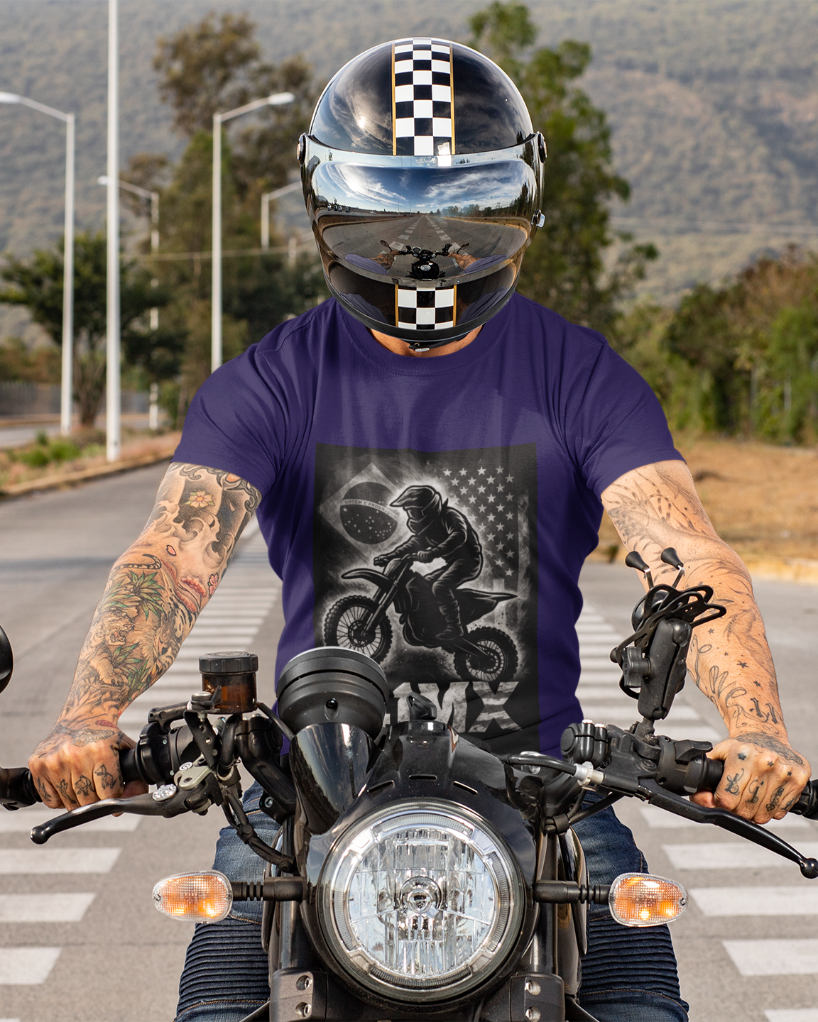 Camiseta Quality 41MX UNISSEX- Estampada  Algodão Premium Estilo Motocross 00005