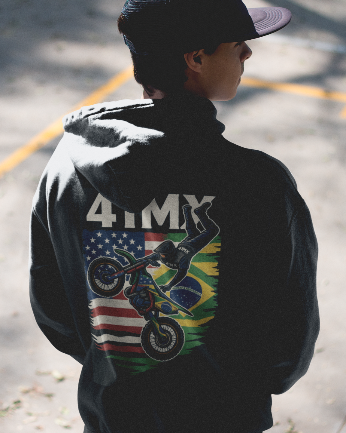 Moleton com Ziper 41MX Flanelado Unissex – Várias Cores, Estilo Motocross, Casual