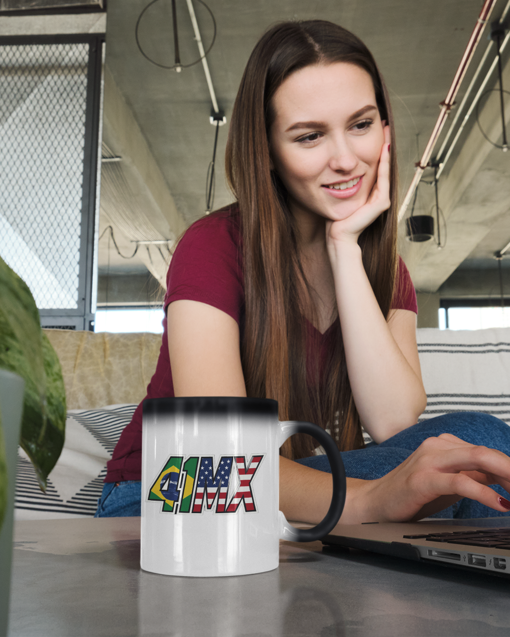 Caneca Magica 41MX em Porcelana 325ml - branca