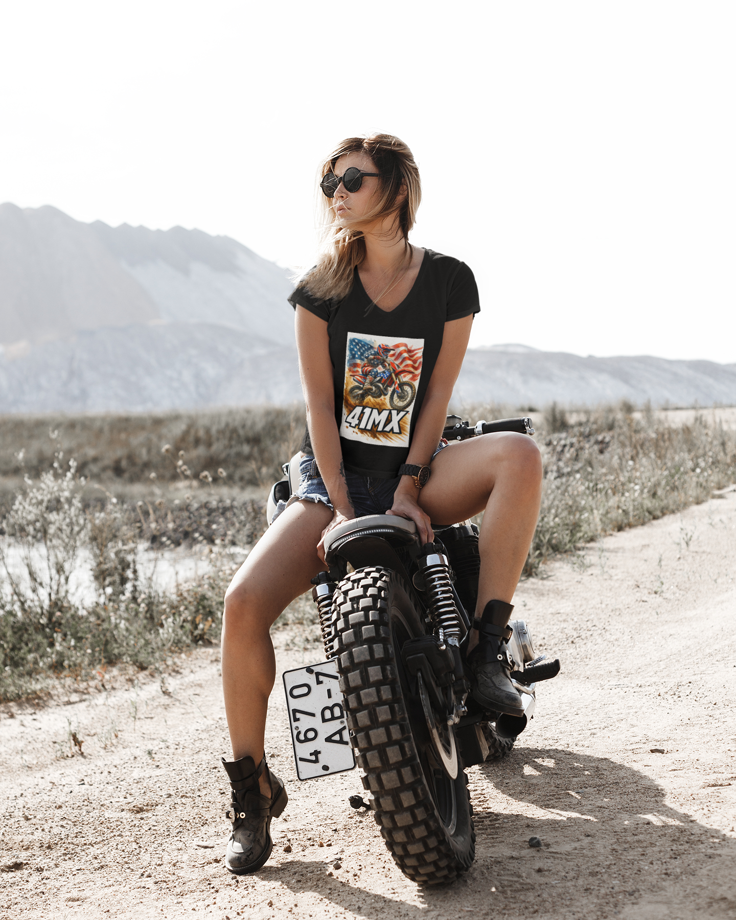 Camiseta Quality 41MX UNISSEX- Estampada  Algodão Premium Estilo Motocross 00008