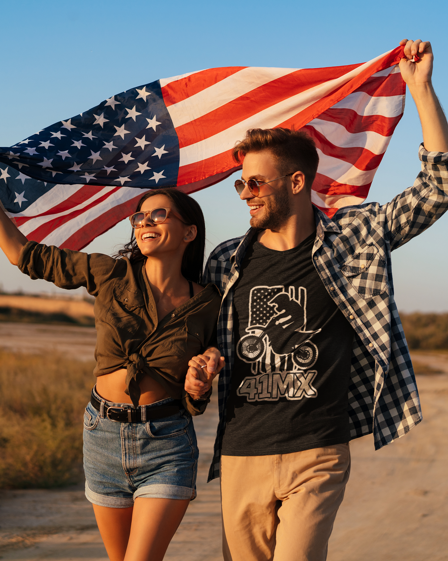 Camiseta Quality 41MX UNISSEX- Estampada  Algodão Premium Estilo Motocross 00003