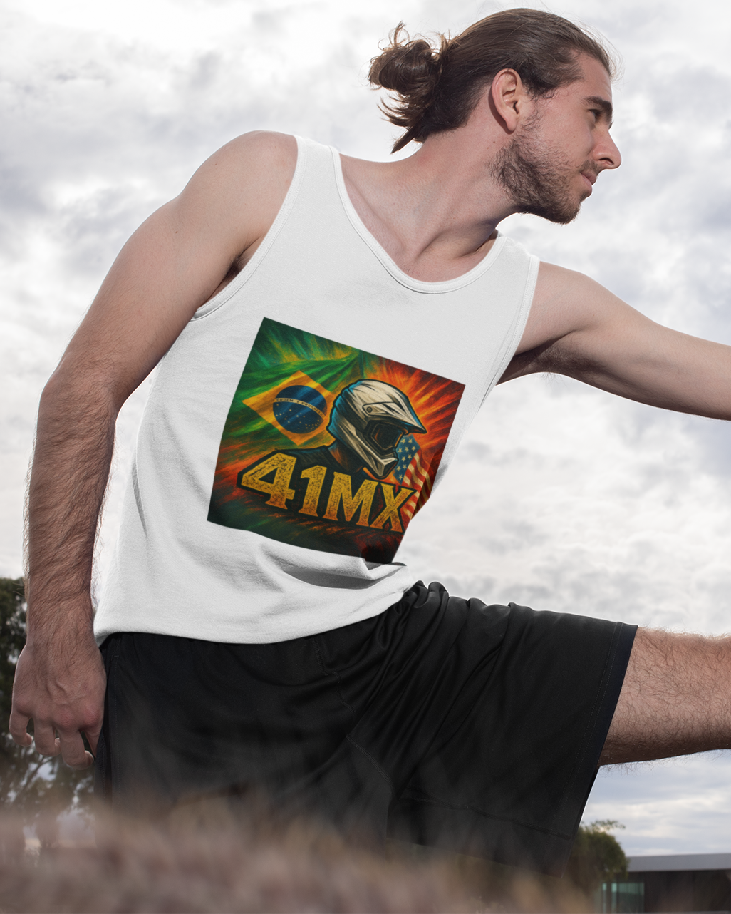 Regata Quality 41MX Masculina - Algodão Premium Estilo Esportiva 00061