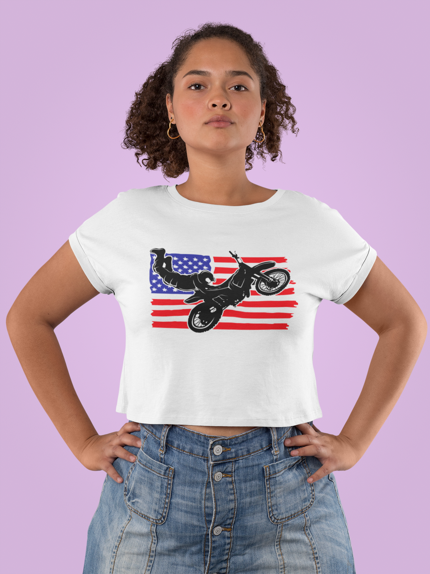 Camiseta Cropped 41MX Feminina- Estampada  Algodão Premium Estilo esportiva e casual 00050