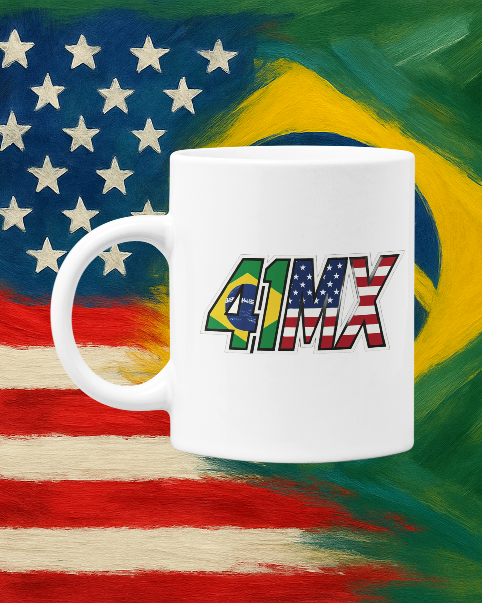 Caneca 41MX em Porcelana 325ml – Branca