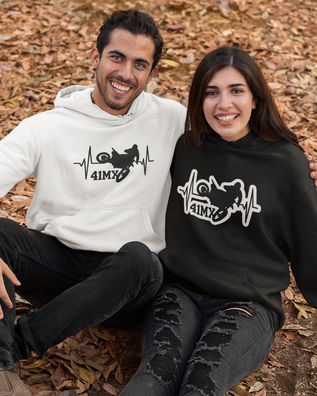 Moleton Canguru 41MX Flanelado Unissex– Várias Cores, Estilo Motocross, Casual e Esportivo