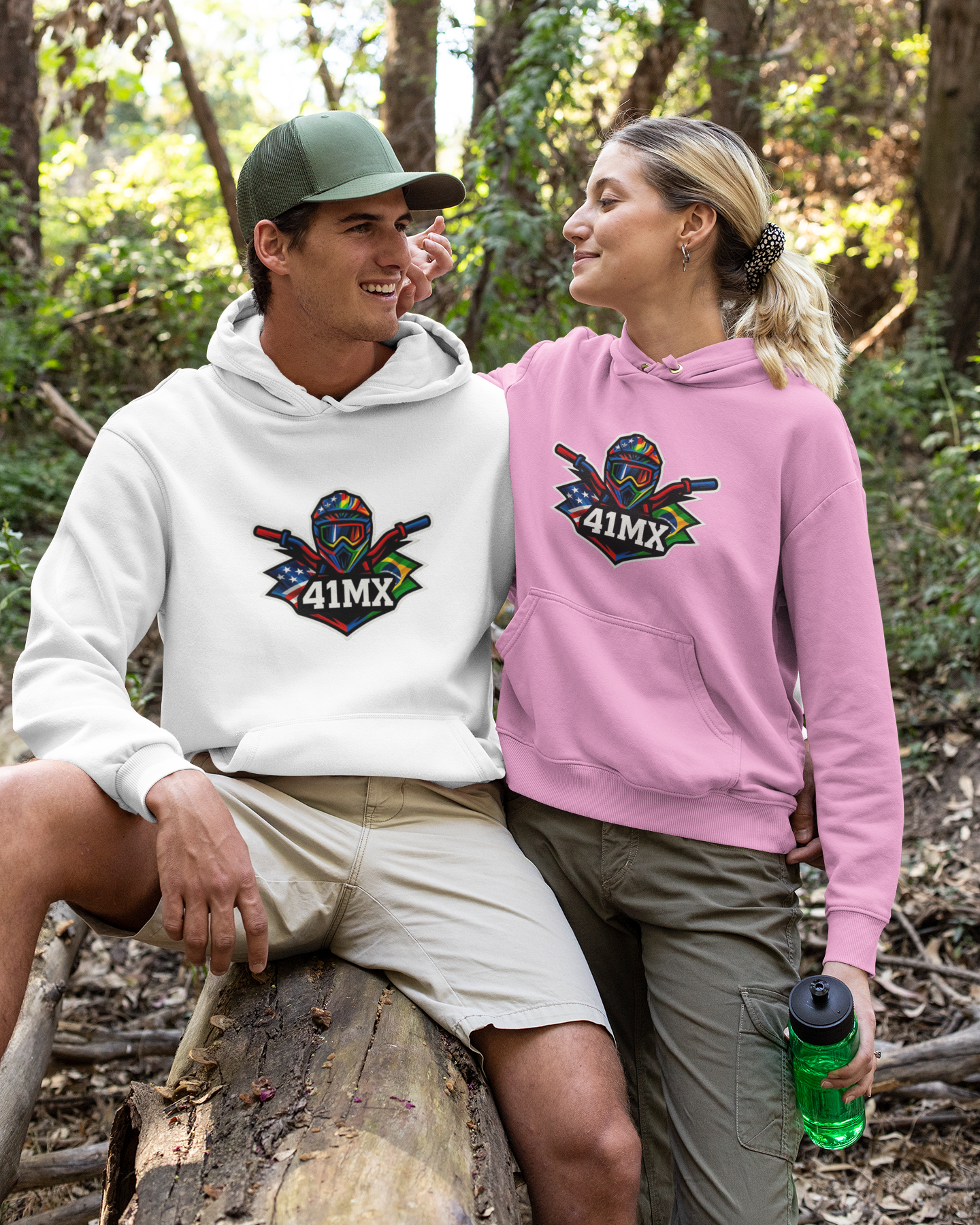 Moleton Canguru 41MX Flanelado Unissex – Várias Cores, Estilo Motocross, Casual e Esportivo