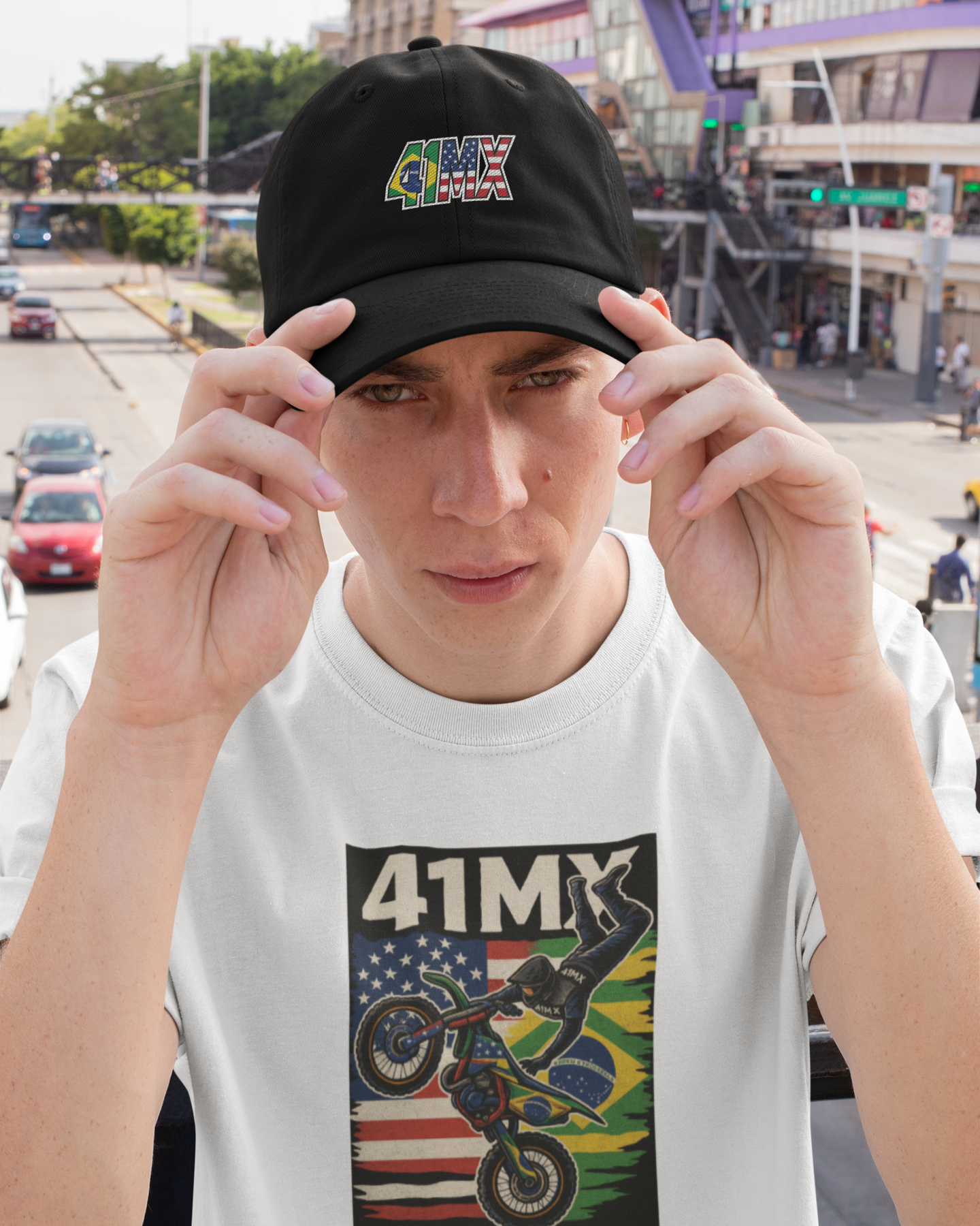 Boné Prime Confort 41MX em Sarja Algodão com Aba Curva  Esportivo, Variadas Cores, Ajuste com Fivela 00102