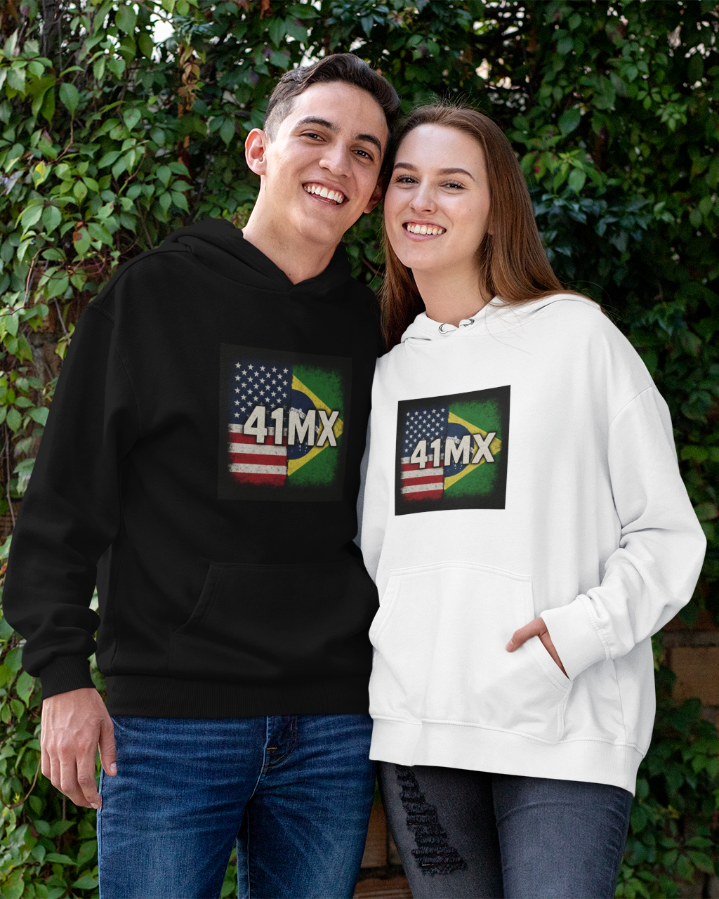 Moleton Canguru 41MX Flanelado Unissex– Várias Cores, Estilo Motocross, Casual e Esportivo