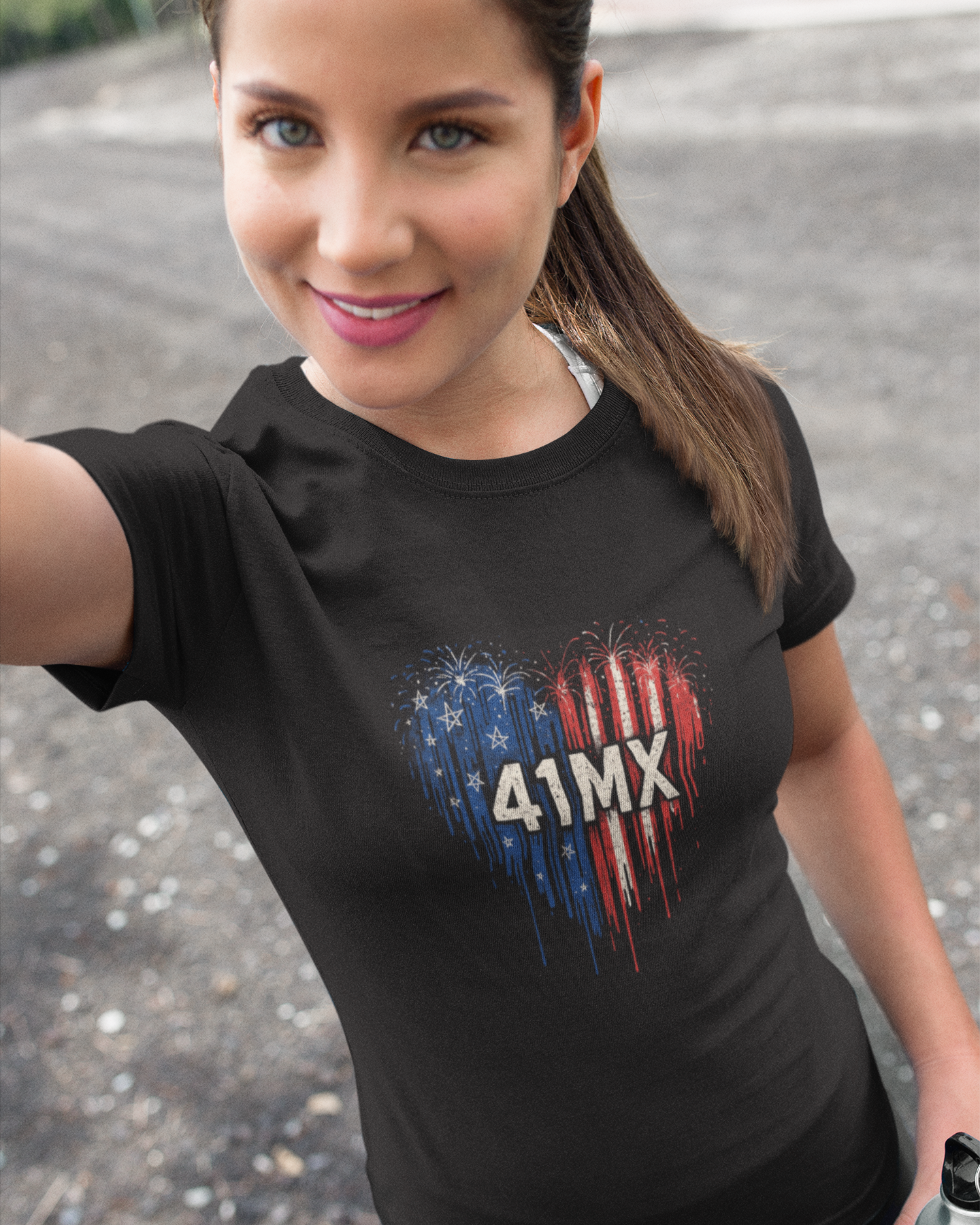 Camiseta Baby Look 41MX - Estampada Algodão Premium Estilo Motocross 00030