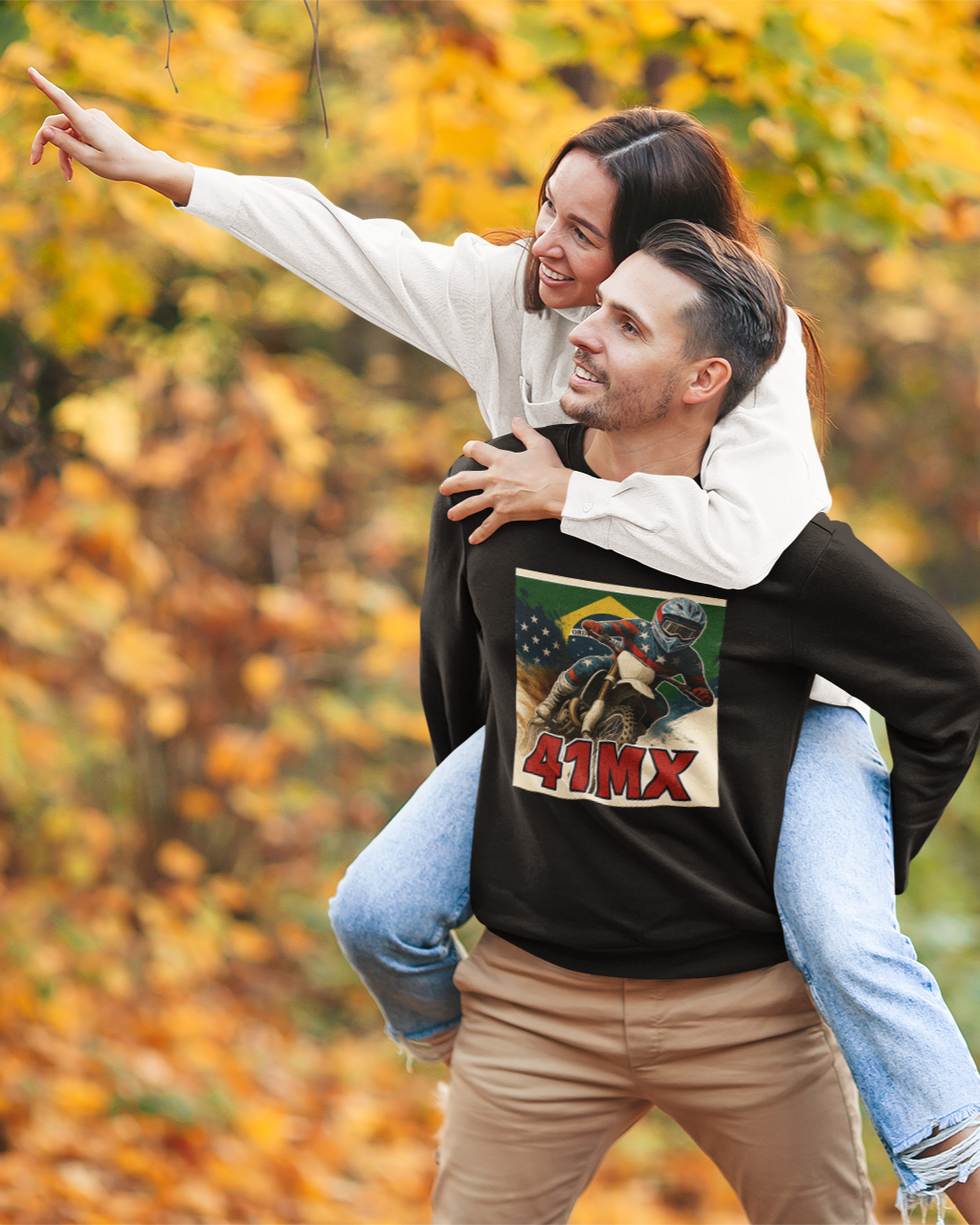 Moleton Prime Fechado 41MX Flanelado Unissex – Várias Cores, Estilo Motocross, Casual e Esportivo