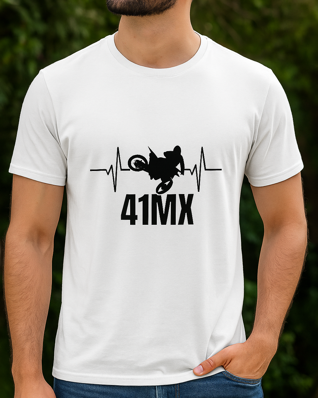 Camiseta Quality 41MX UNISSEX- Estampada  Algodão Premium Estilo Motocross 00006