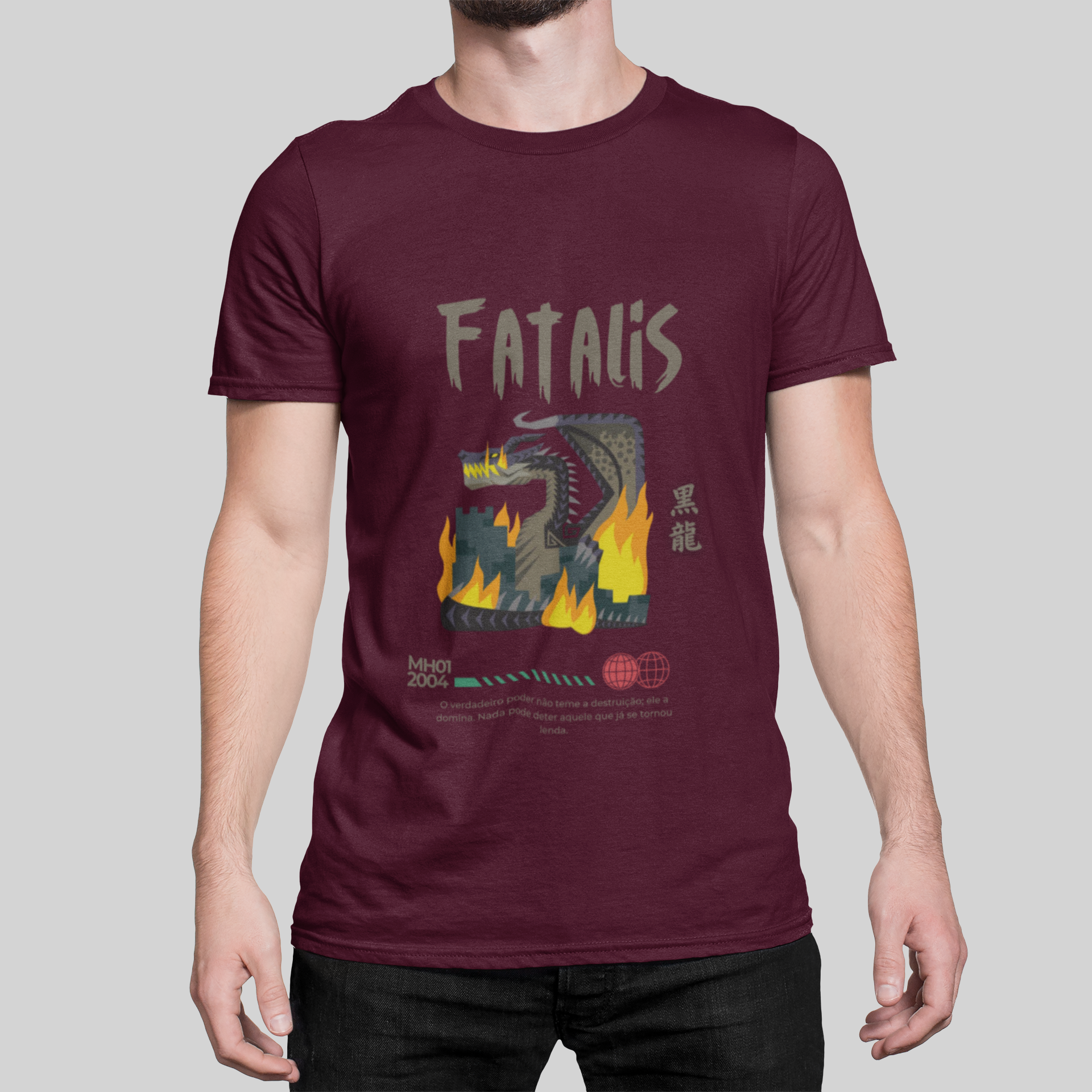 Camiseta Fatalis - Monster Hunter