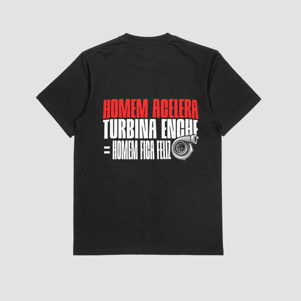 Homem Acelera, Turbina enche = Homem fica Feliz