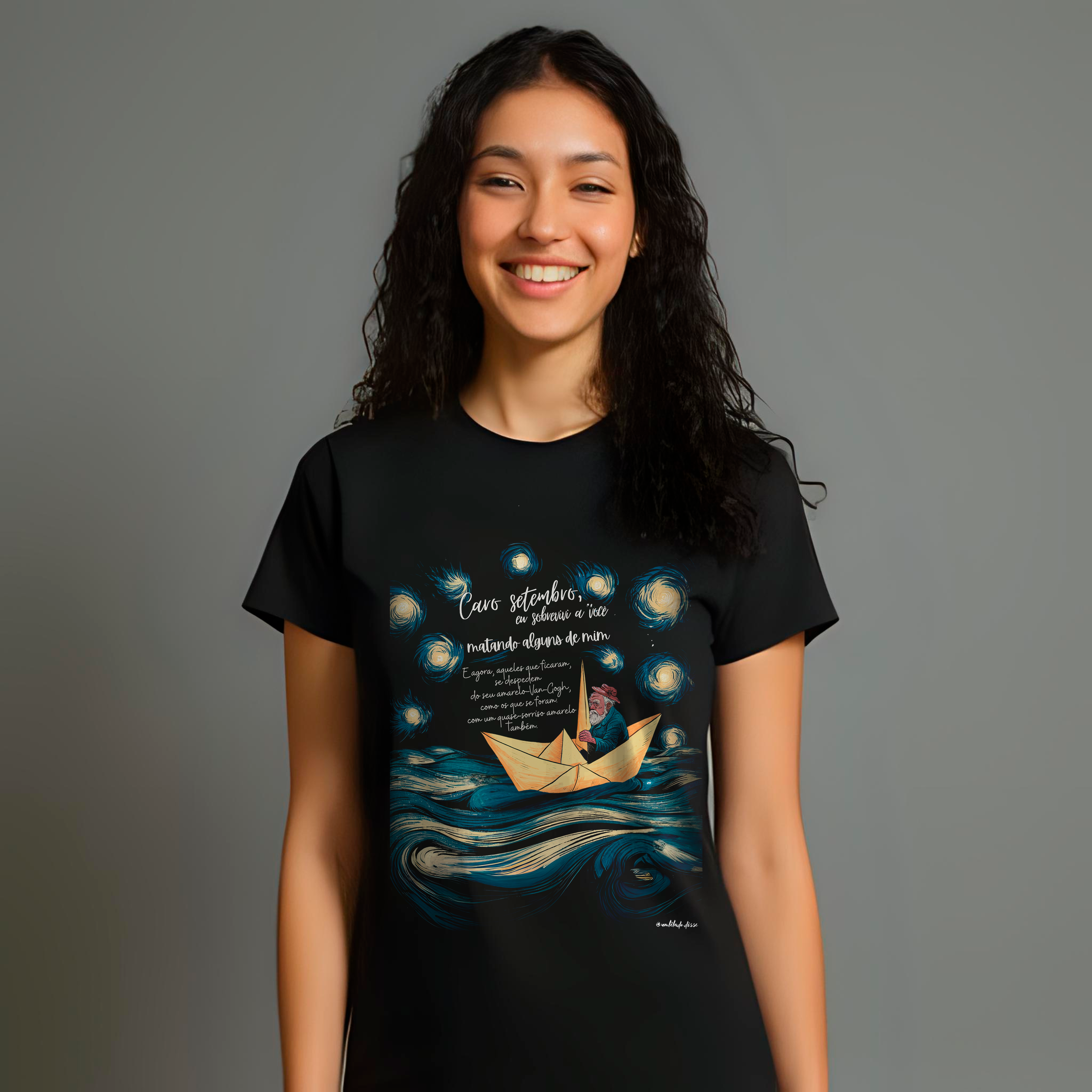 Camiseta Setembro Amarelo-Van-Gogh