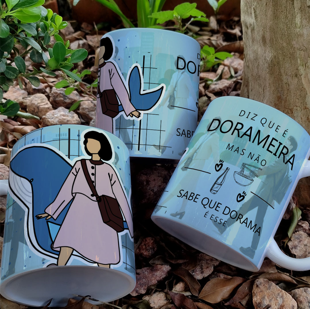 Caneca porcelana dorameira  - Diz que é Dorameira - Uma Advogada Extraordinária