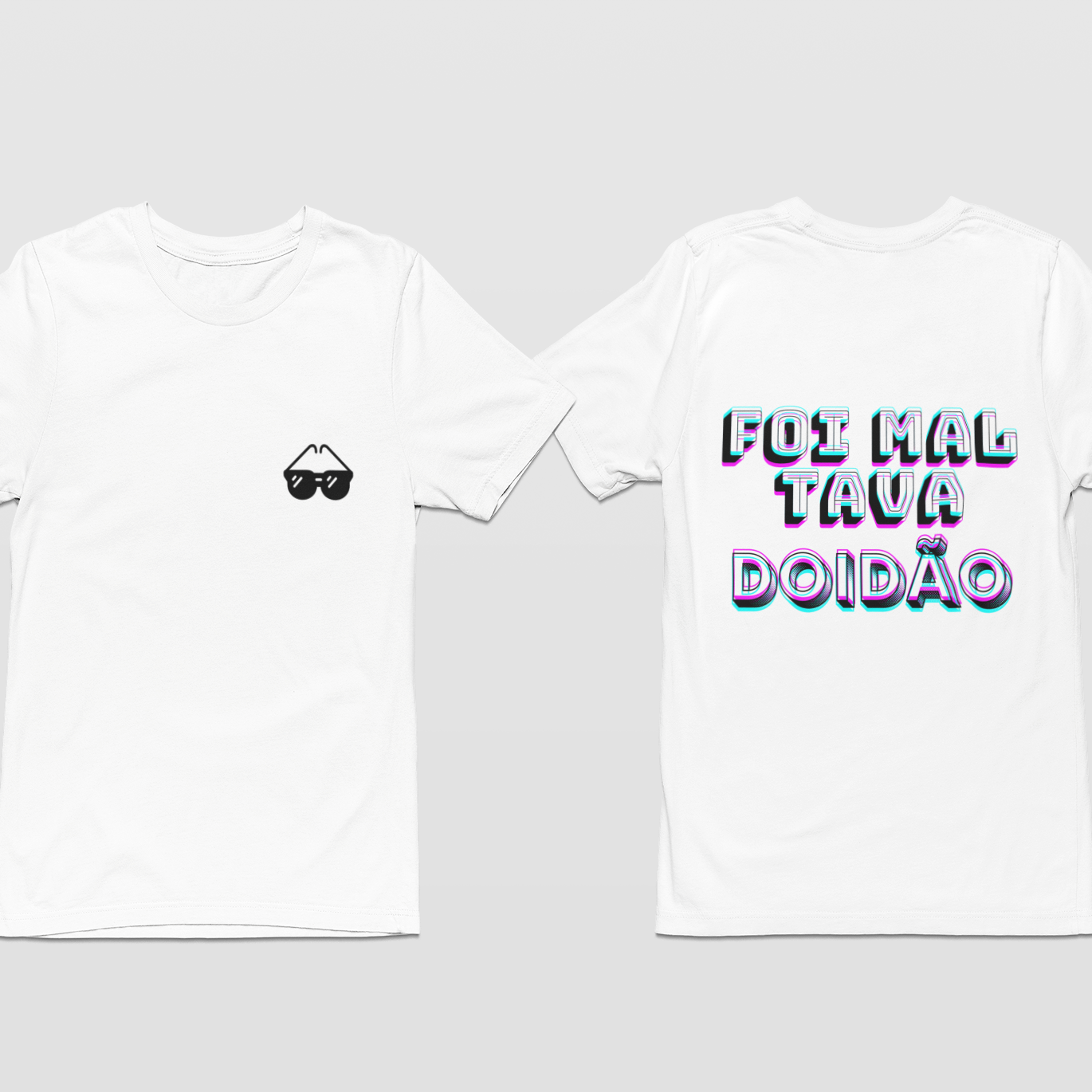 Oversize - OFF WHITE/BRANCO - Foi mal estava doidão