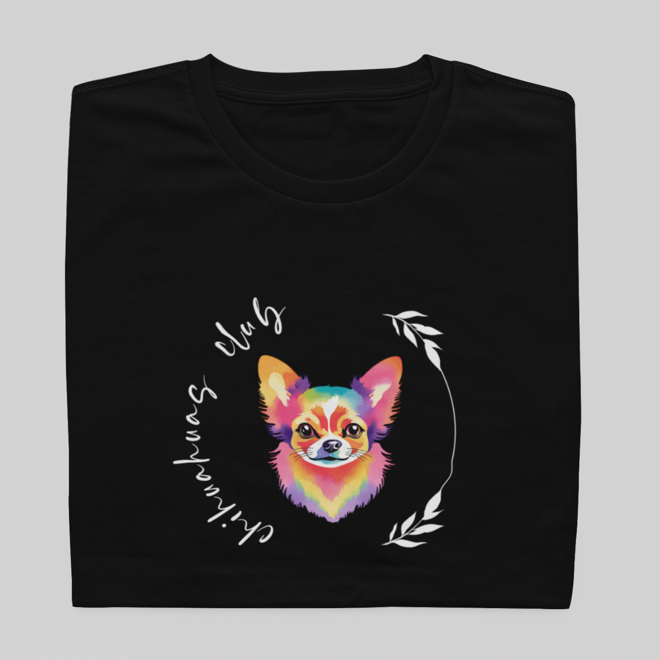 T- shirt Quality - Chihuahua CLUB / PELO LONGO - COLORIDO