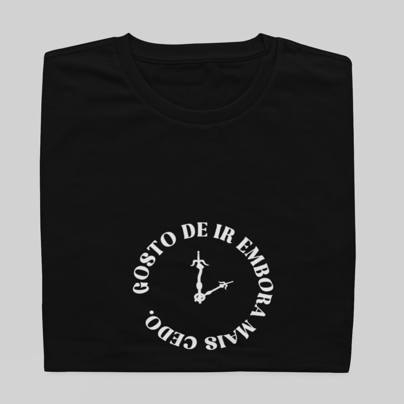 T- shirt Quality - Gosto de ir embora cedo - COLORIDO