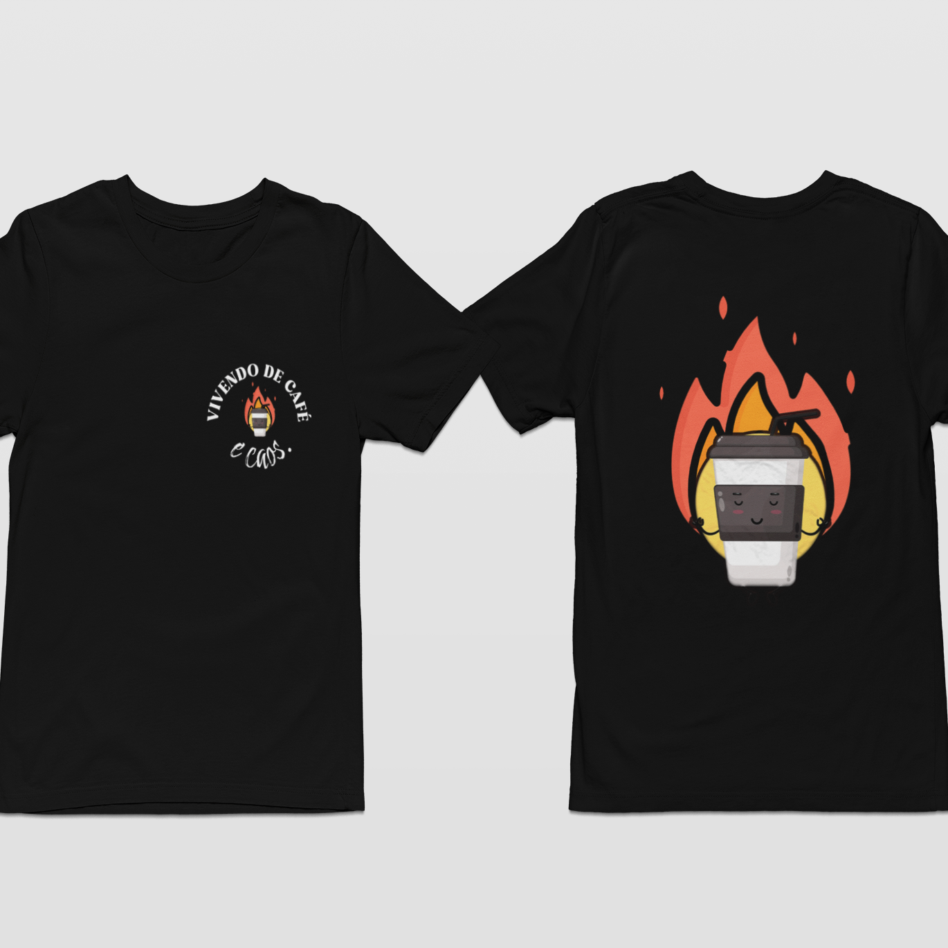 Oversized - COLORIDO - Café e caos