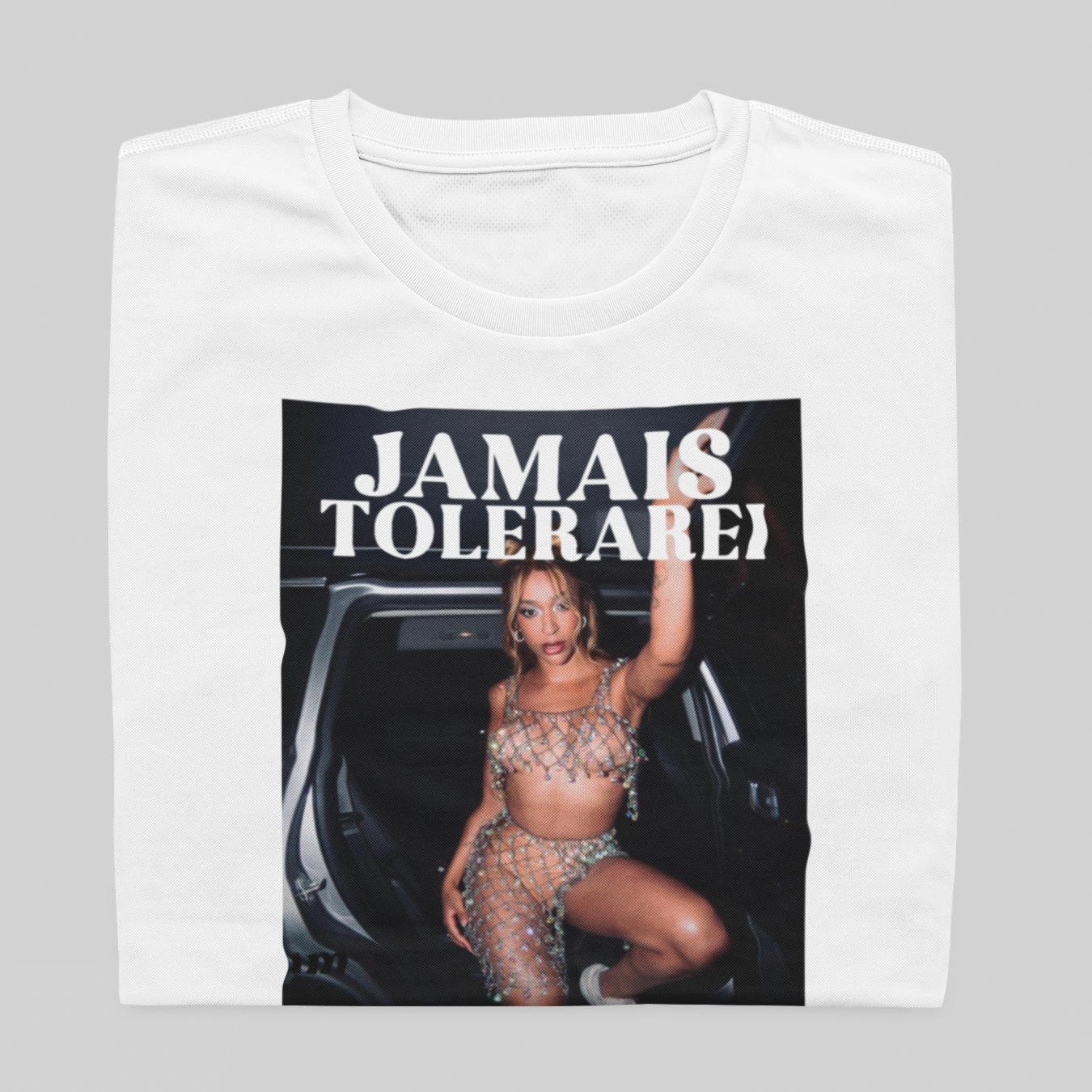 T- shirt Quality - Jamais tolerarei - BRANCO