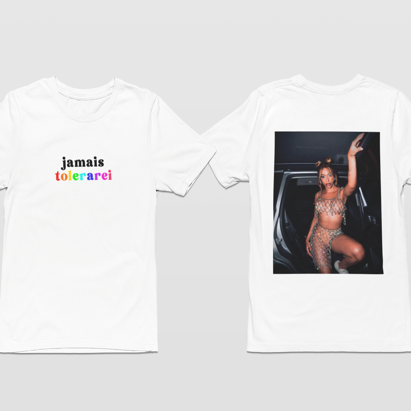 Oversize - OFF WHITE/BRANCO - Jamais tolerarei