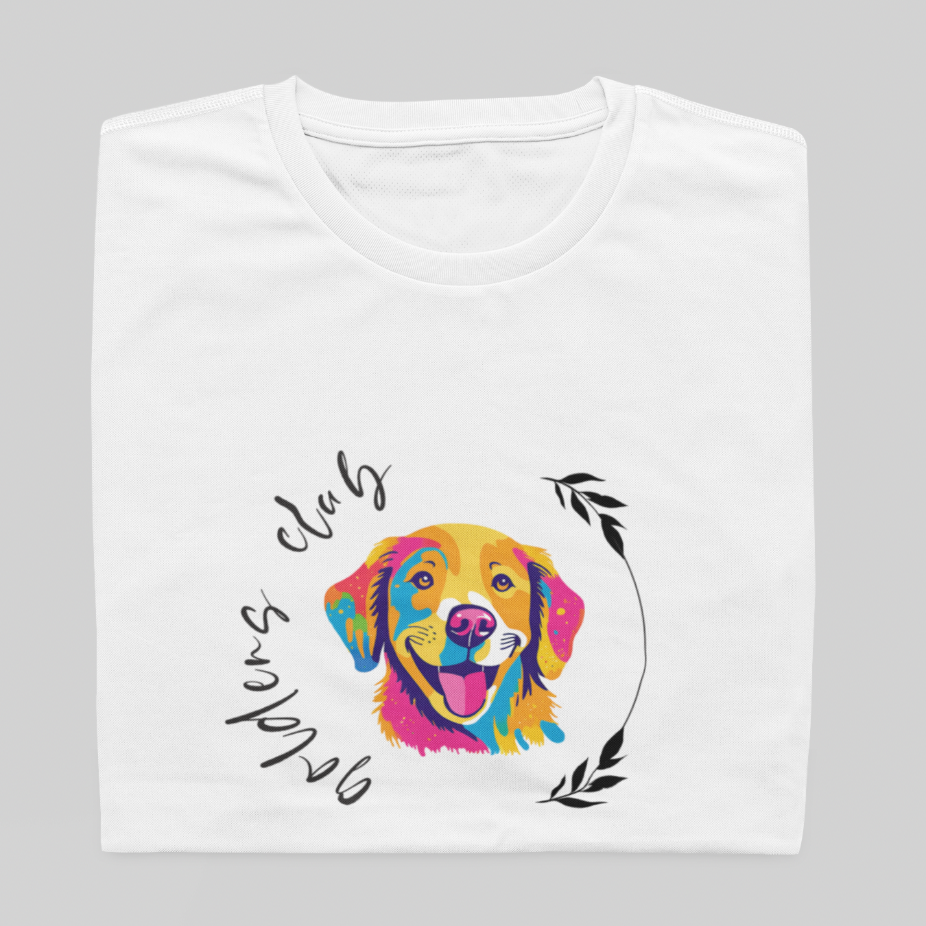 T- shirt Quality - Golden CLUB - BRANCO