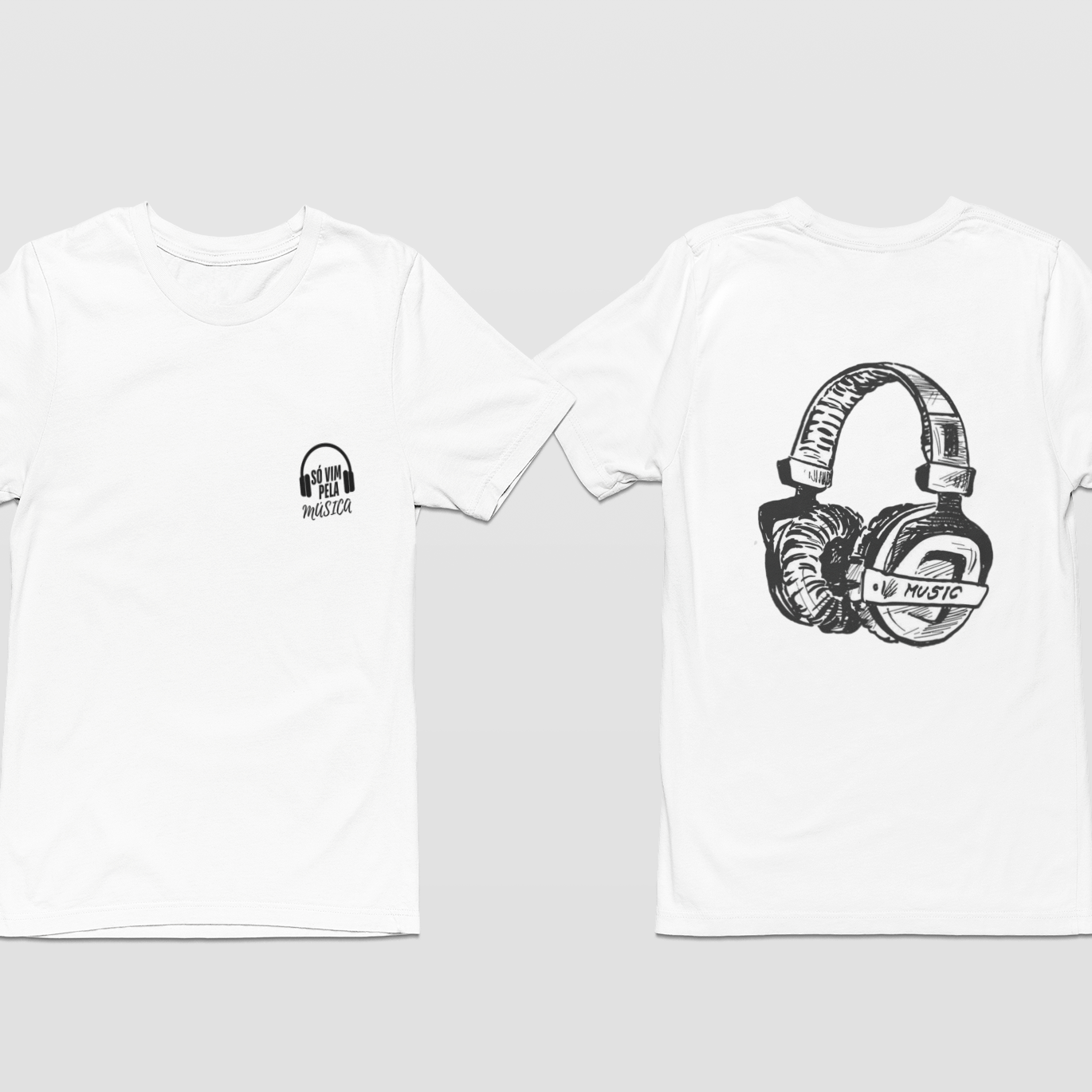 Oversized - OFF WHITE/BRANCO - Só vim pela música