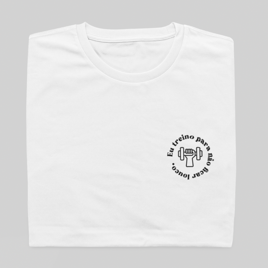 T- shirt Quality - Não ficar louco - BRANCO