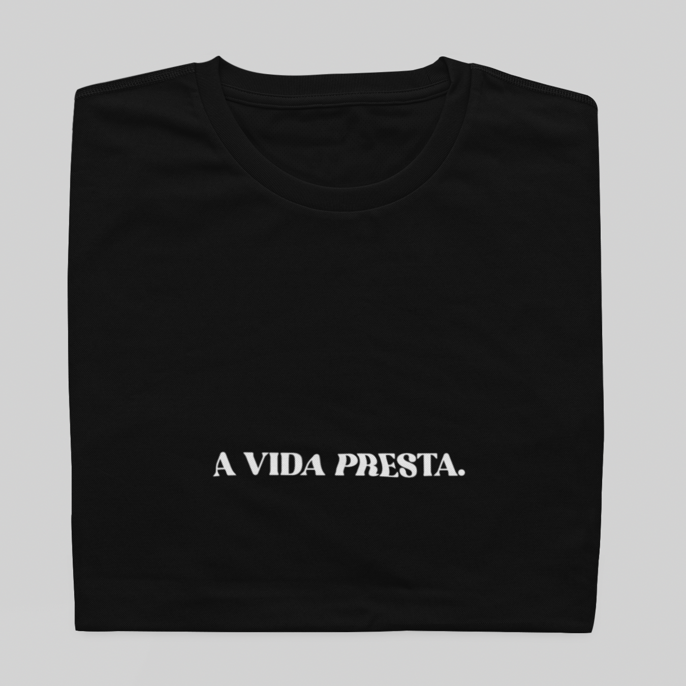 T- shirt Quality - A vida presta - COLORIDO