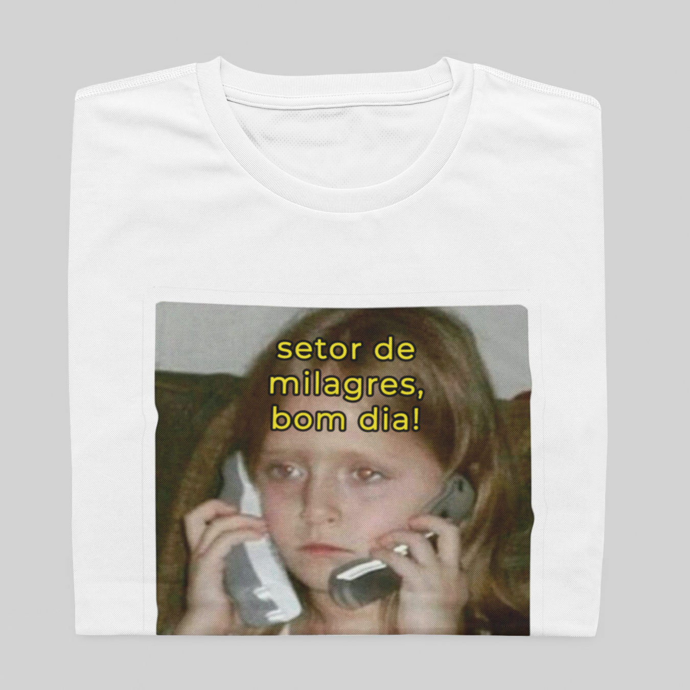 T- shirt Quality - Setor de milagres - BRANCO