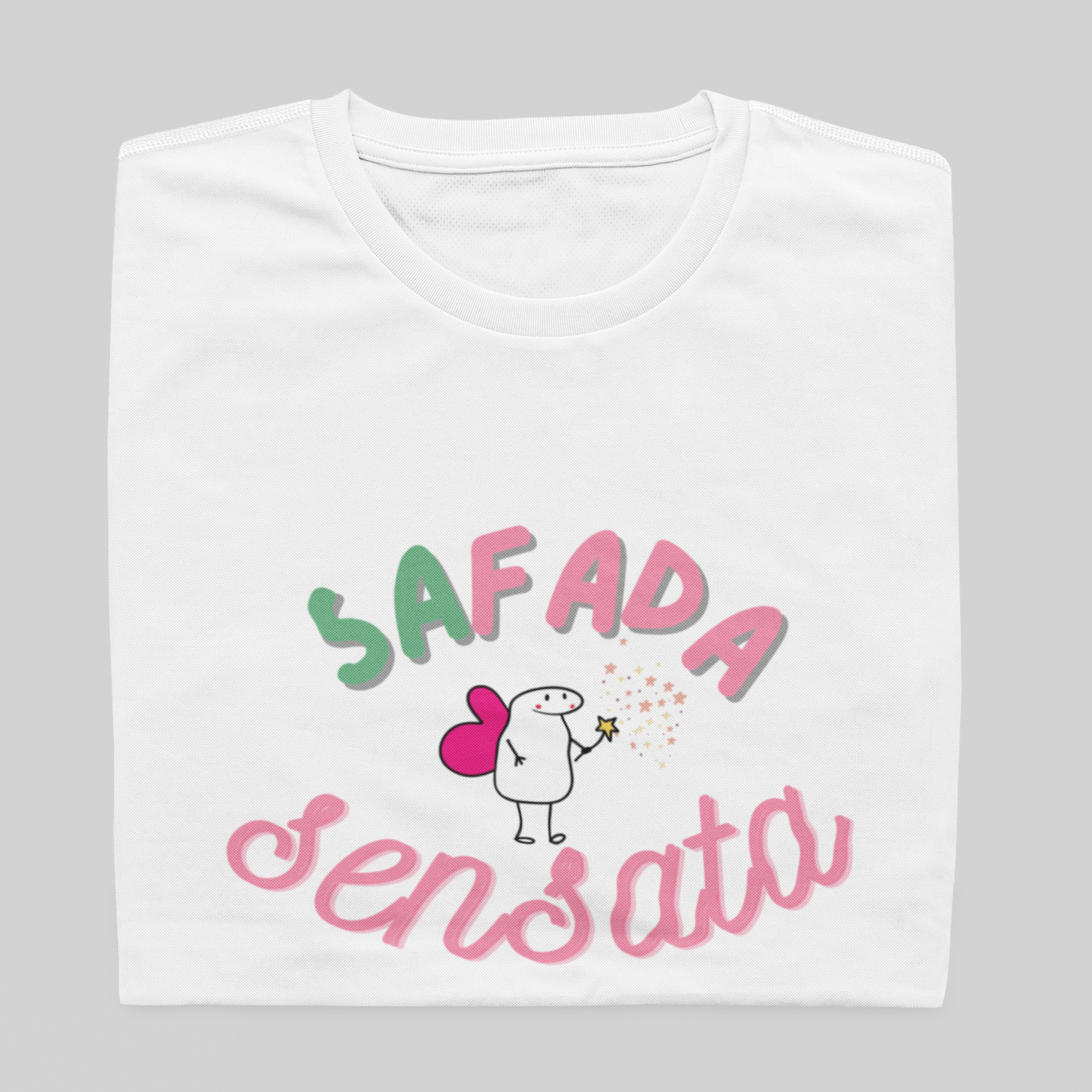 T- shirt Quality - SAfada sensata - BRANCO