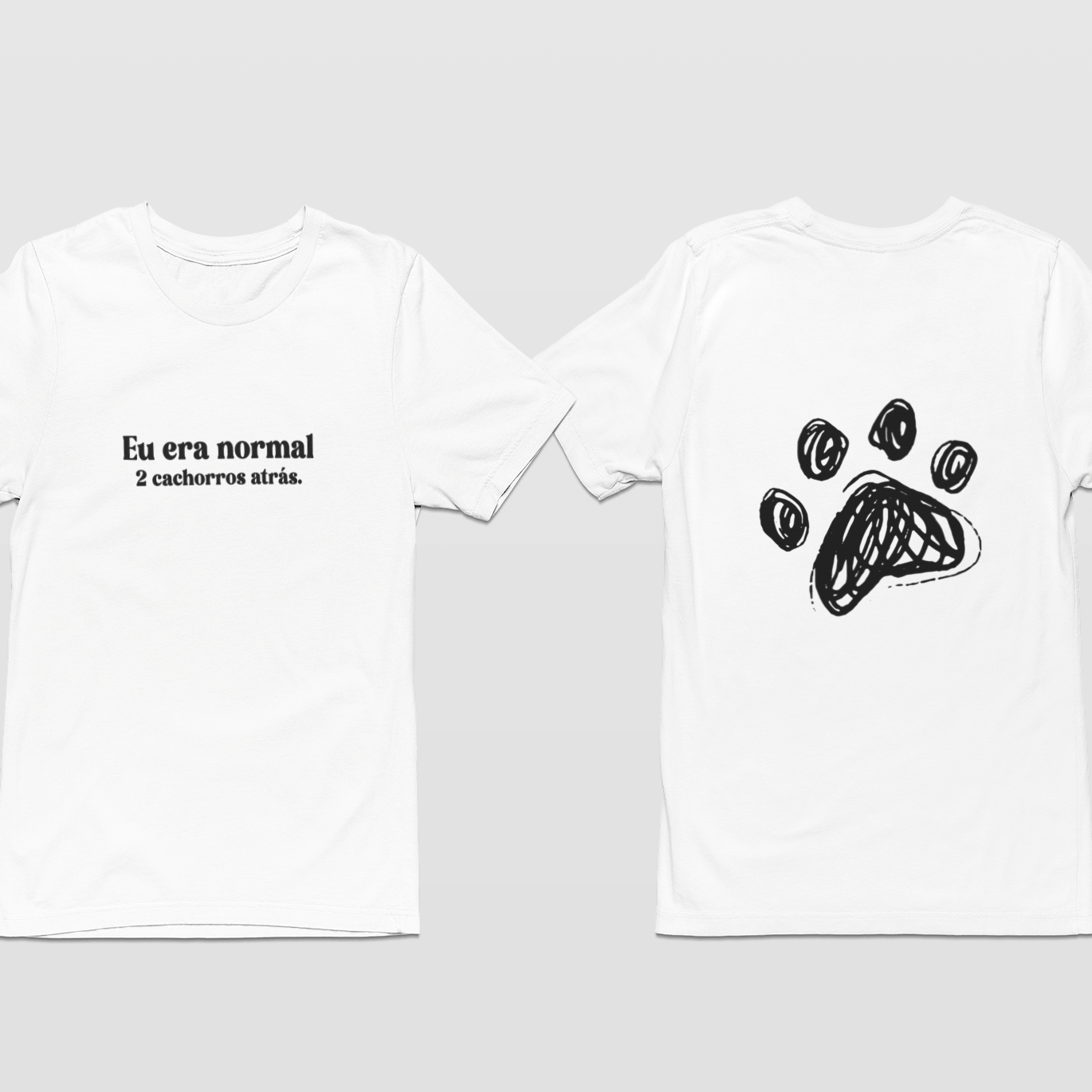 Oversized - OFF WHITE - Normal 2 cachorros