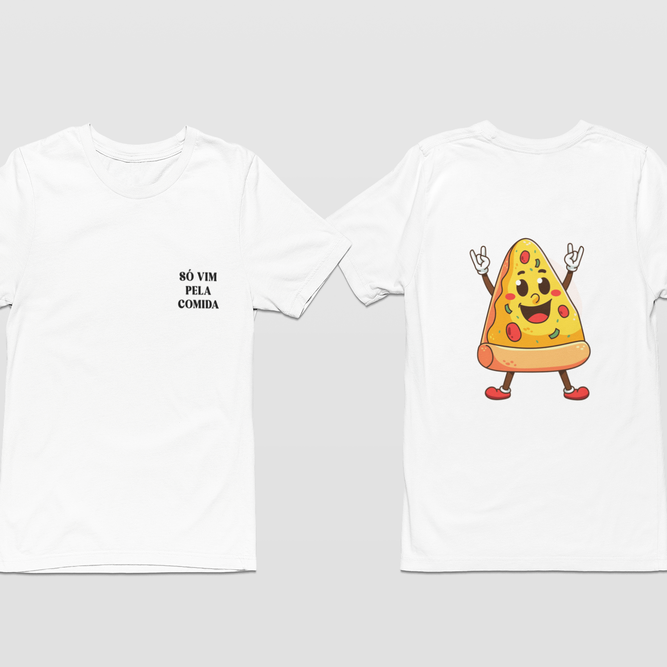 Oversize - OFF WHITE/BRANCO - Só vim pela comida