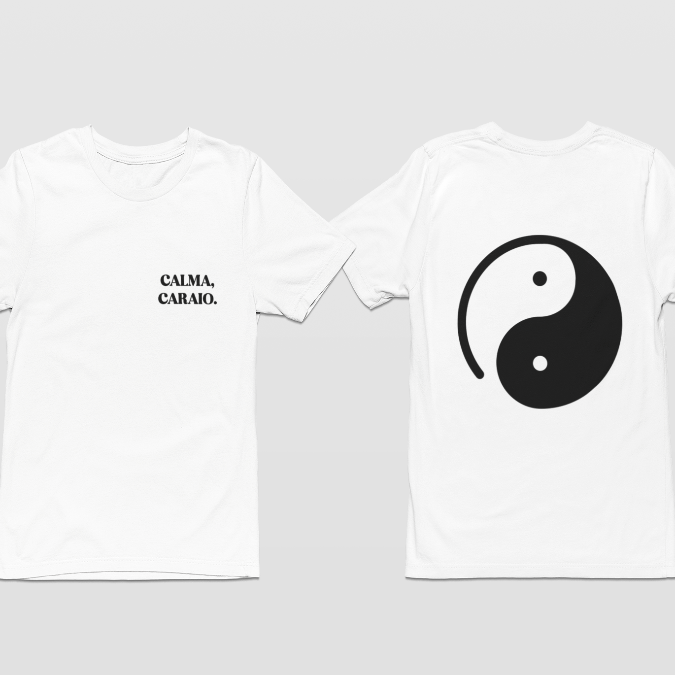 Oversized - OFF WHITE/BRANCO - Calma Caraio.