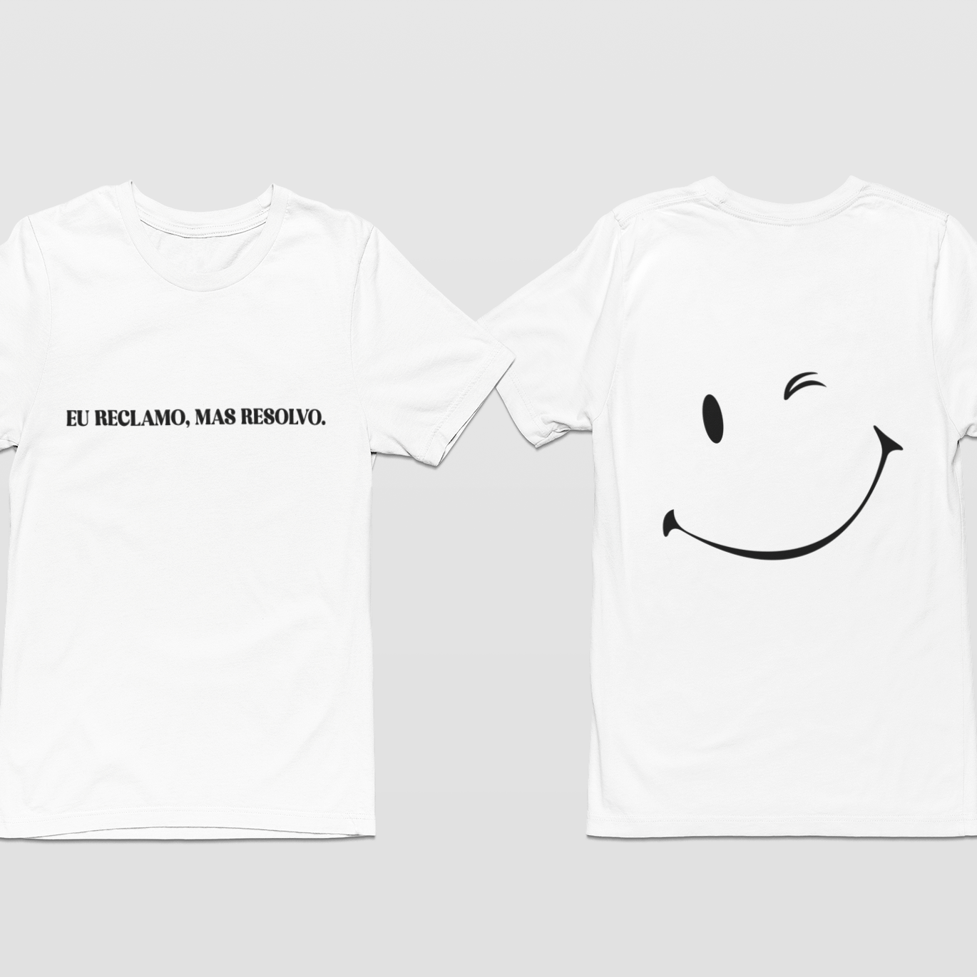 Oversized - OFF WITH/BRANCO - Reclamo mas resolvo