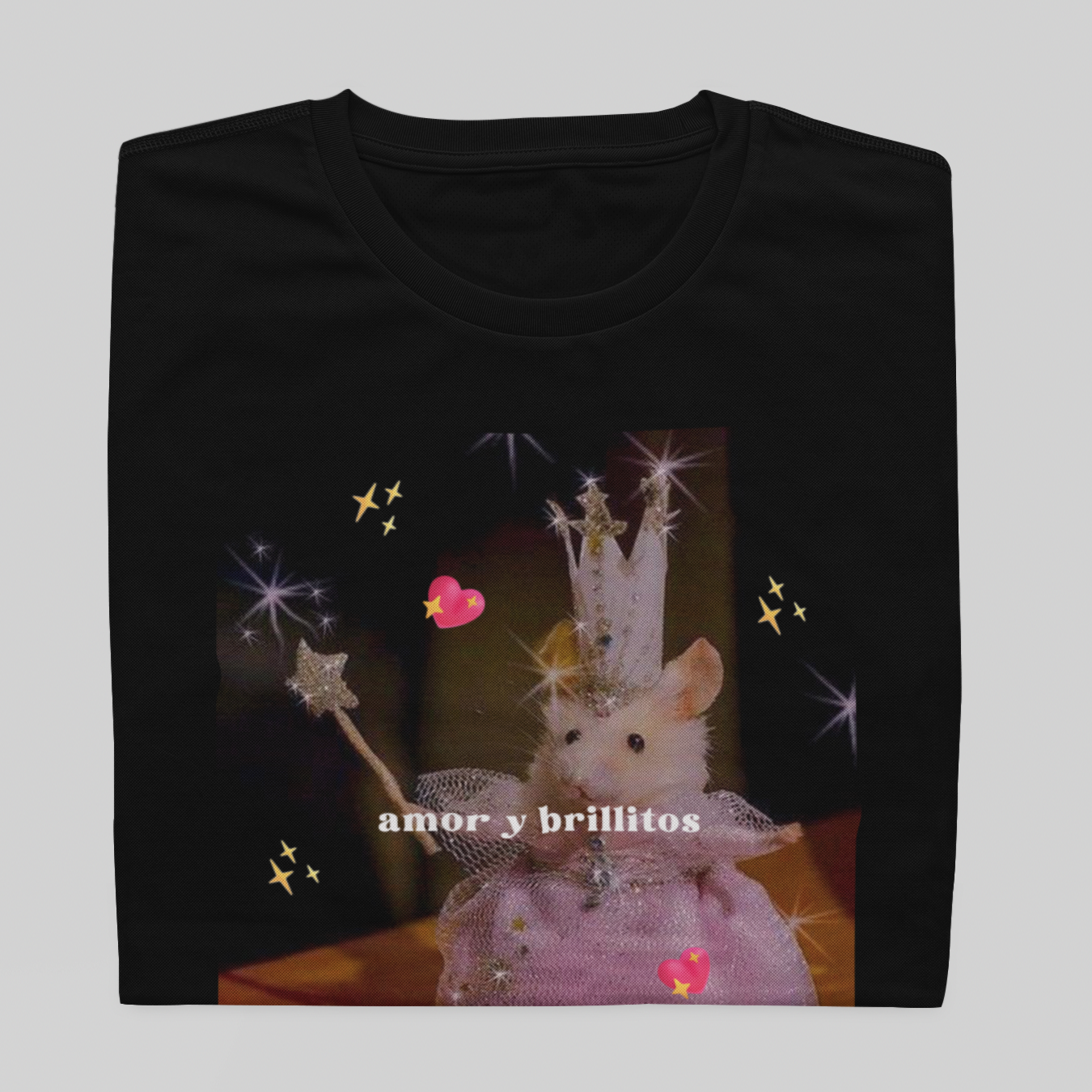 T- shirt Quality - Amor y Brillitos - COLORIDO