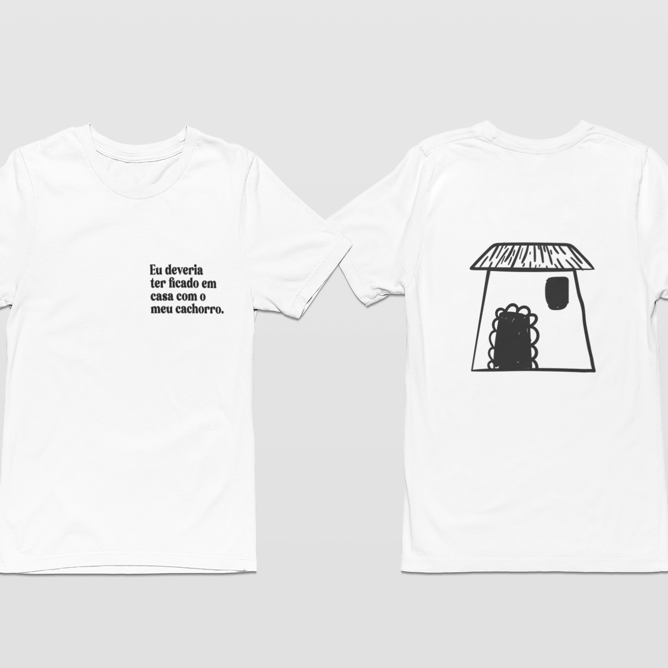 Oversized - OFF WHITE/BRANCO - Deveria ter ficado com meu cachorro