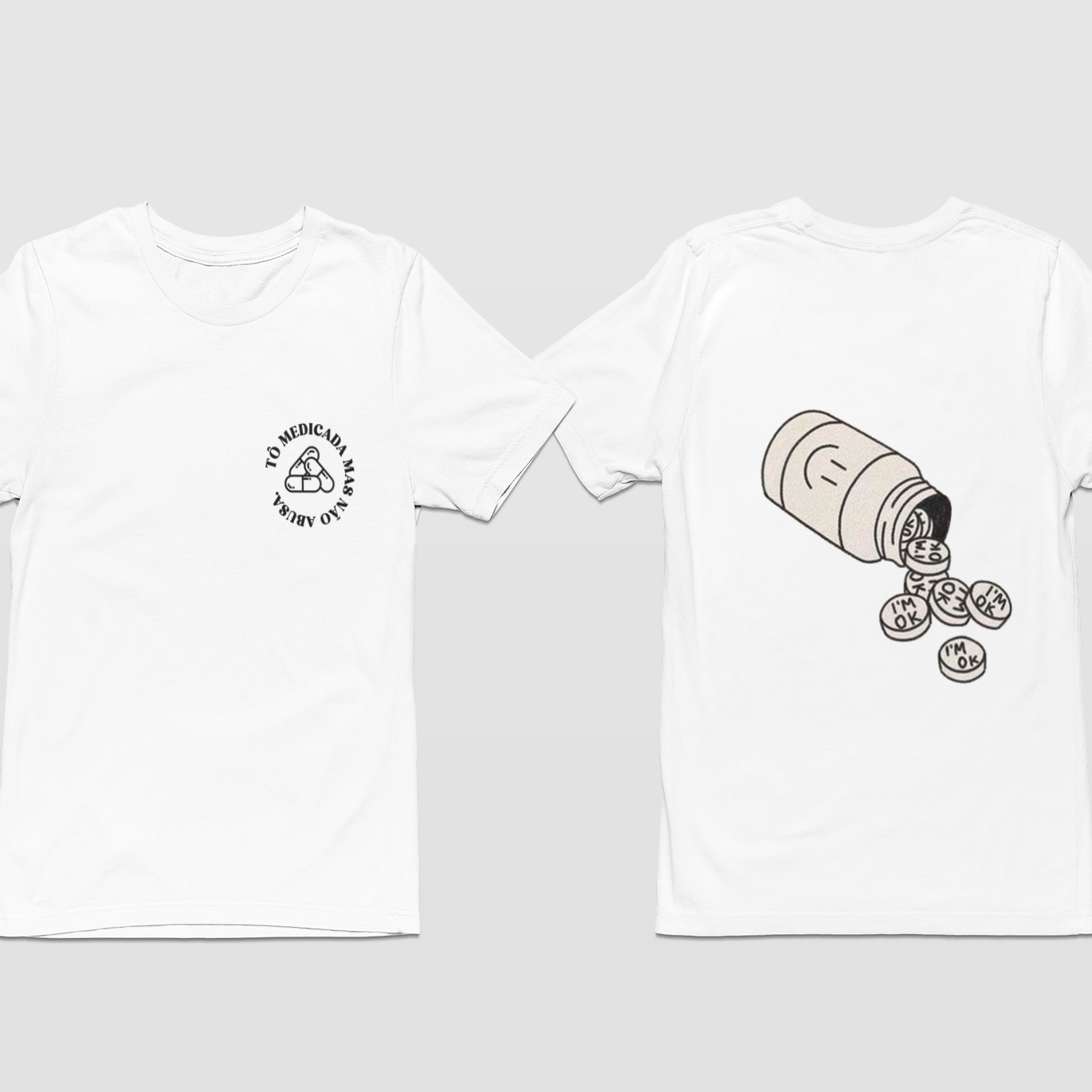 Oversized - OFF WHITE/BRANCO - Medicada