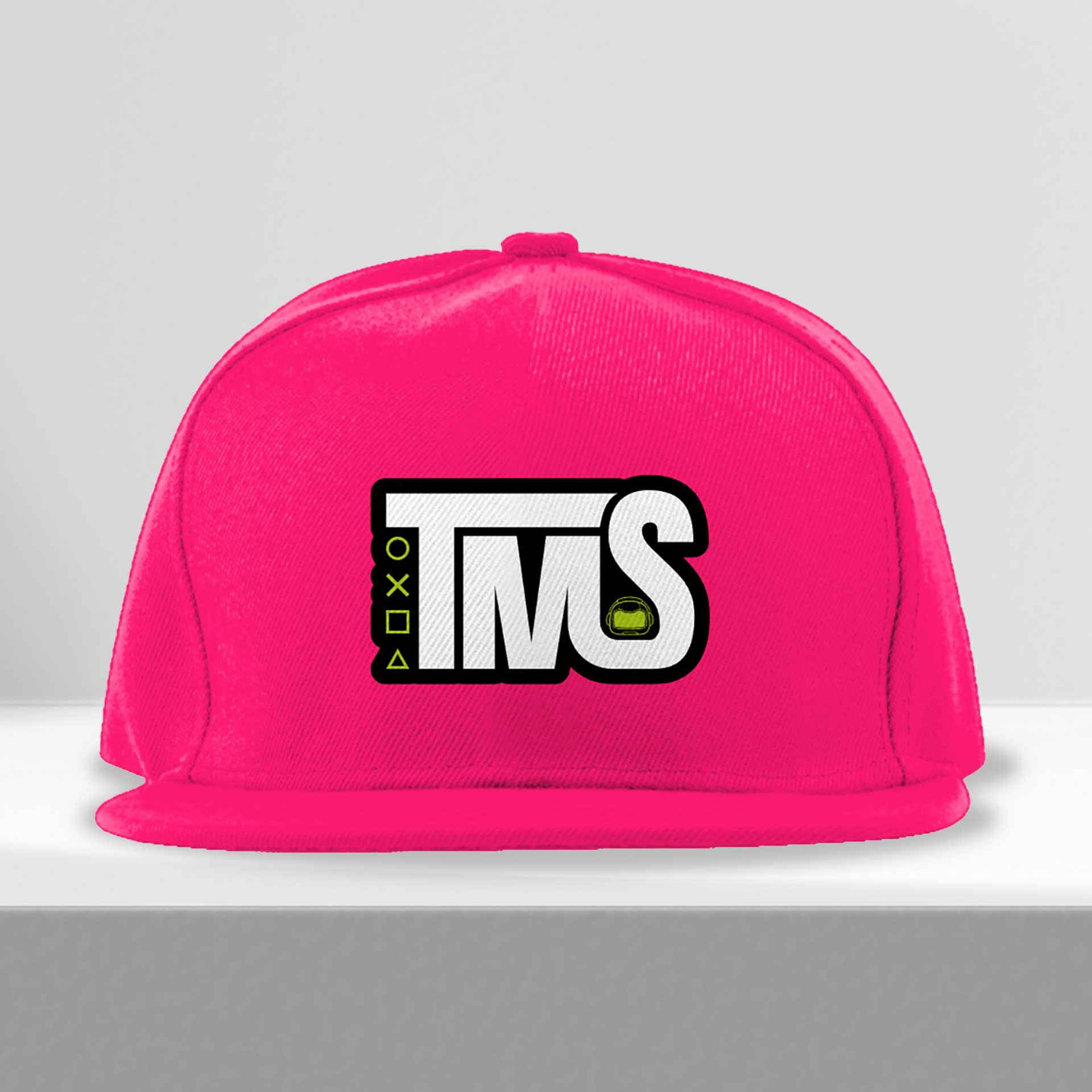 Boné Aba Reta TMS - Estampa da Marca Estilizada Modelo 03