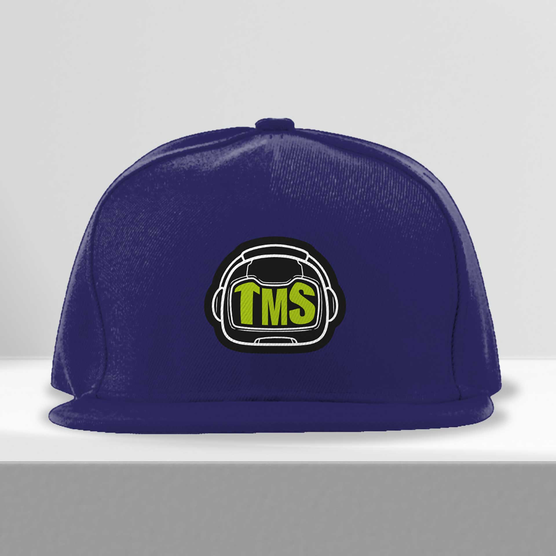 Nome do produto: Boné Aba Reta TMS - Estampa da Marca Estilizada Modelo 02