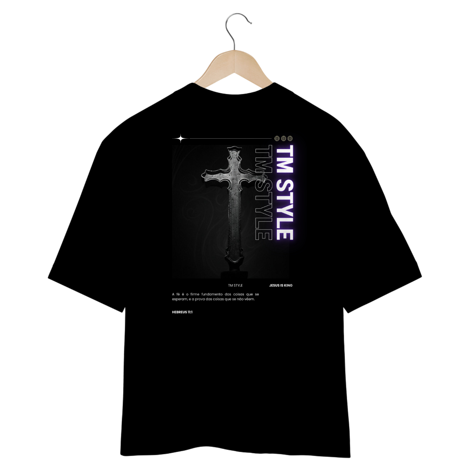 CAMISA OVERSIZED PRETA TM STYLE 