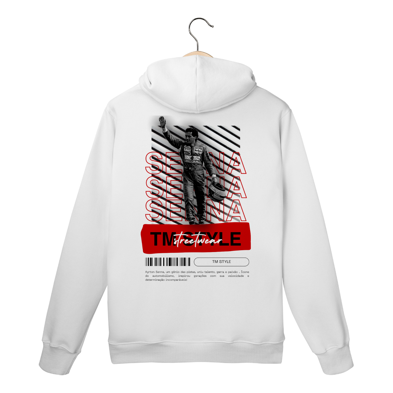 Casaco branco  AYRTON SENNA 