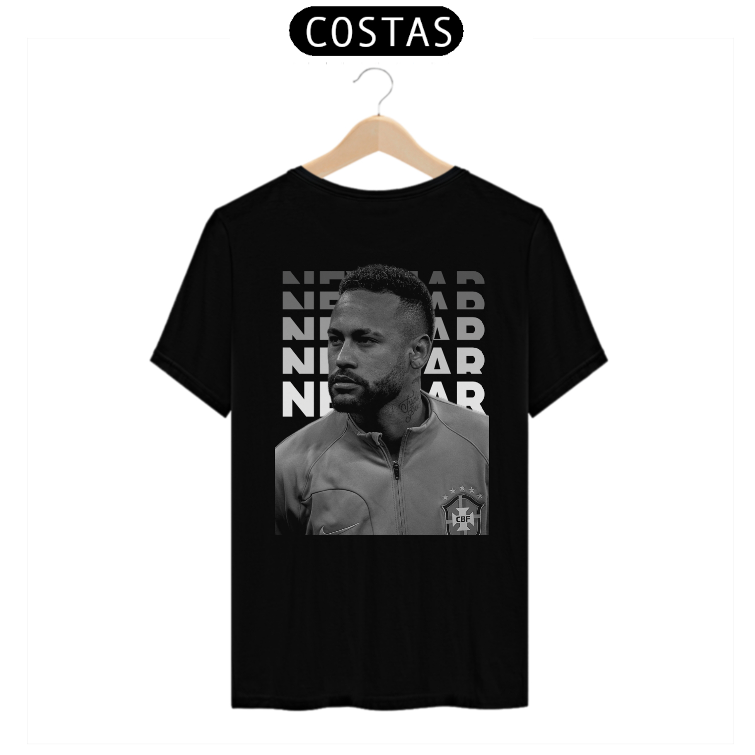 Camisa Preta Neymar Jr