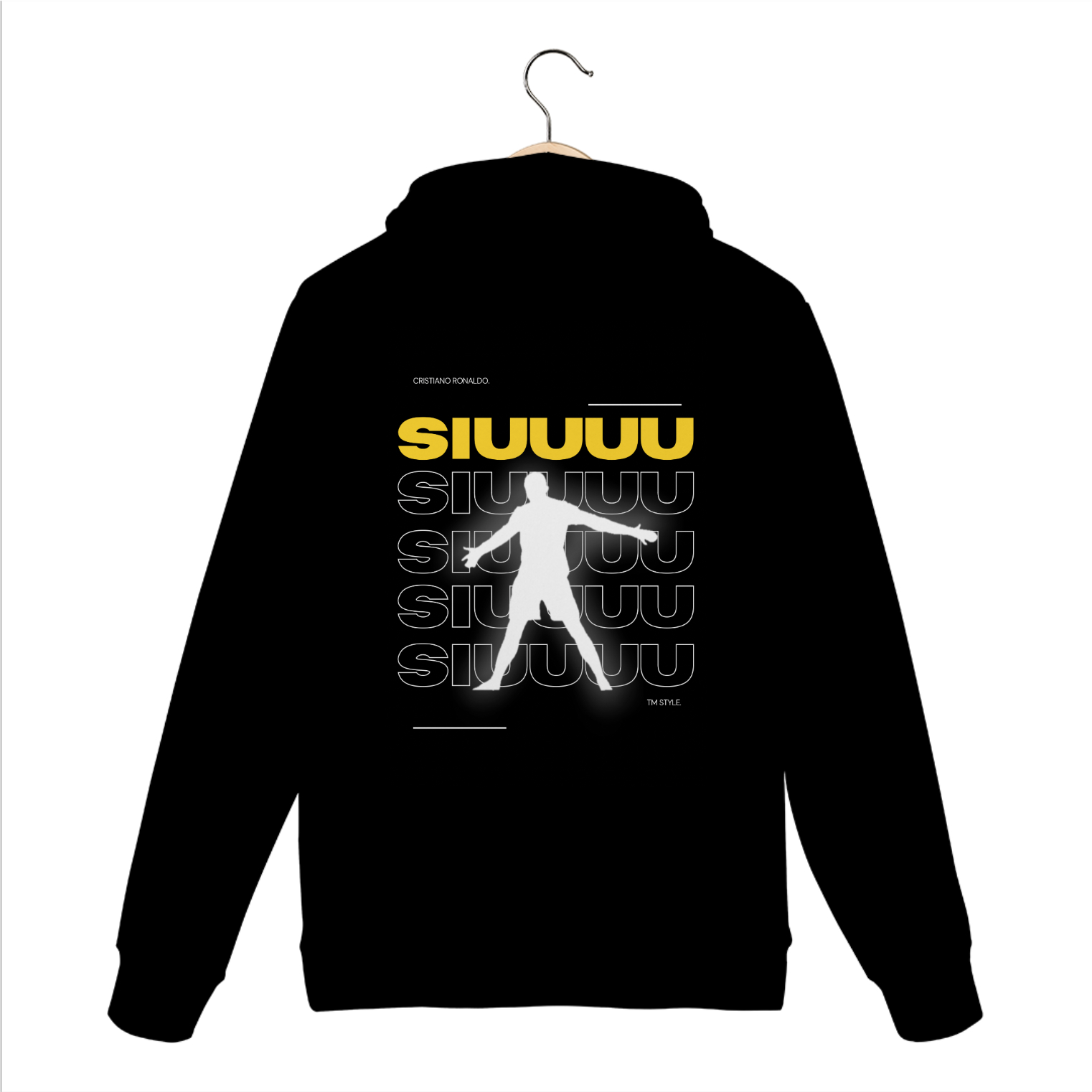 Casaco Preto CR7 SIUUUU