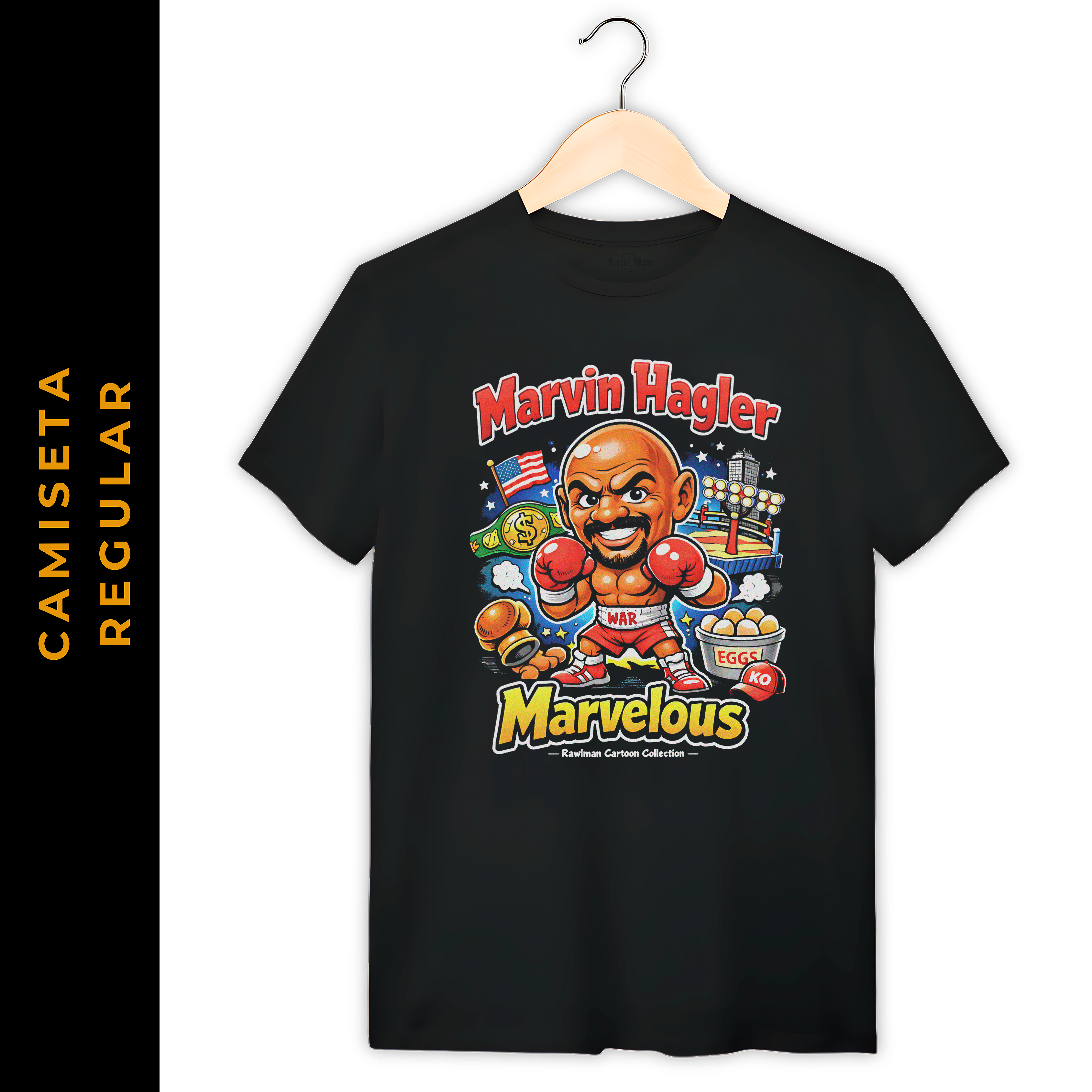 Regular Cartoon Boxe Marvin Hagler