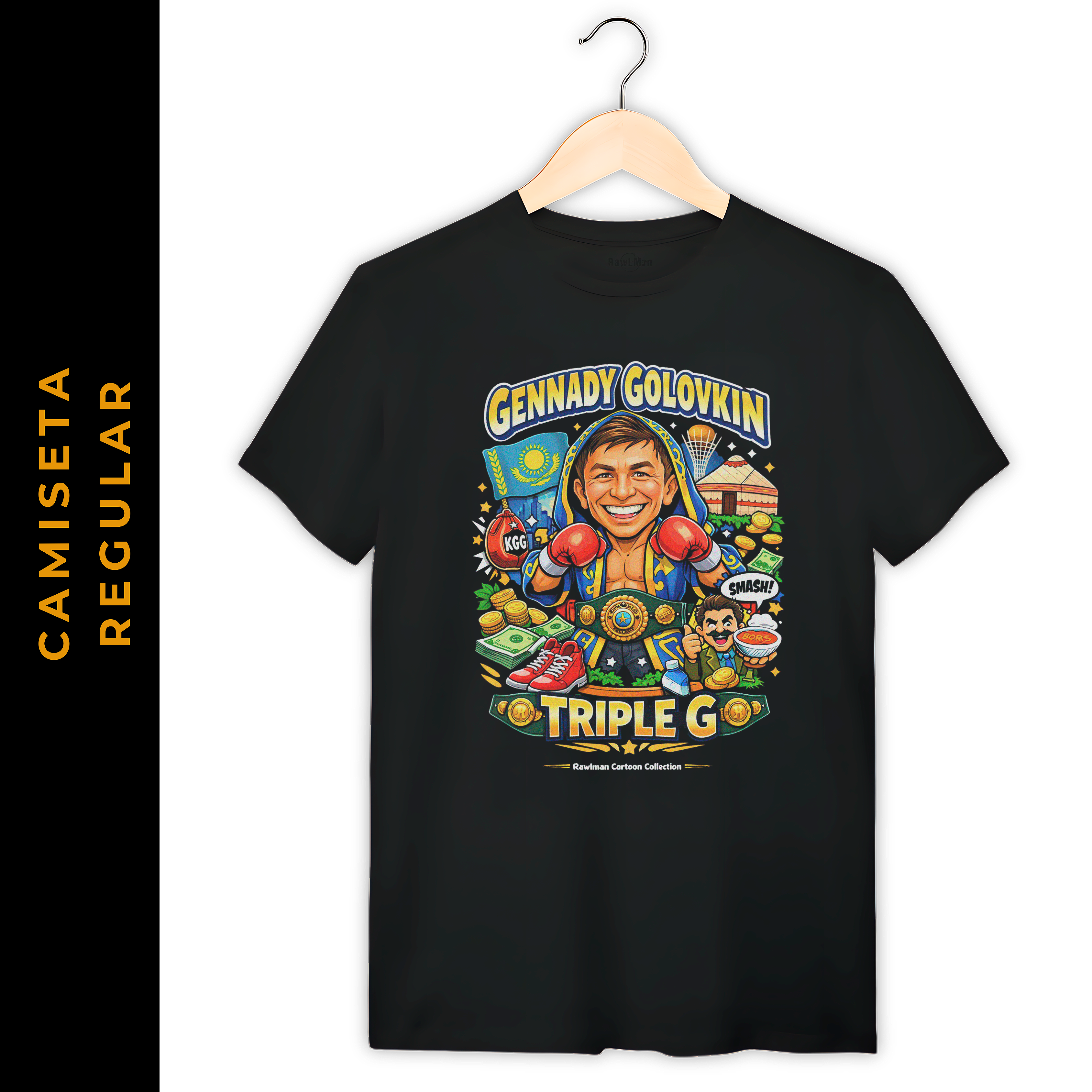Regular Cartoon Boxe Gennady Golovkin