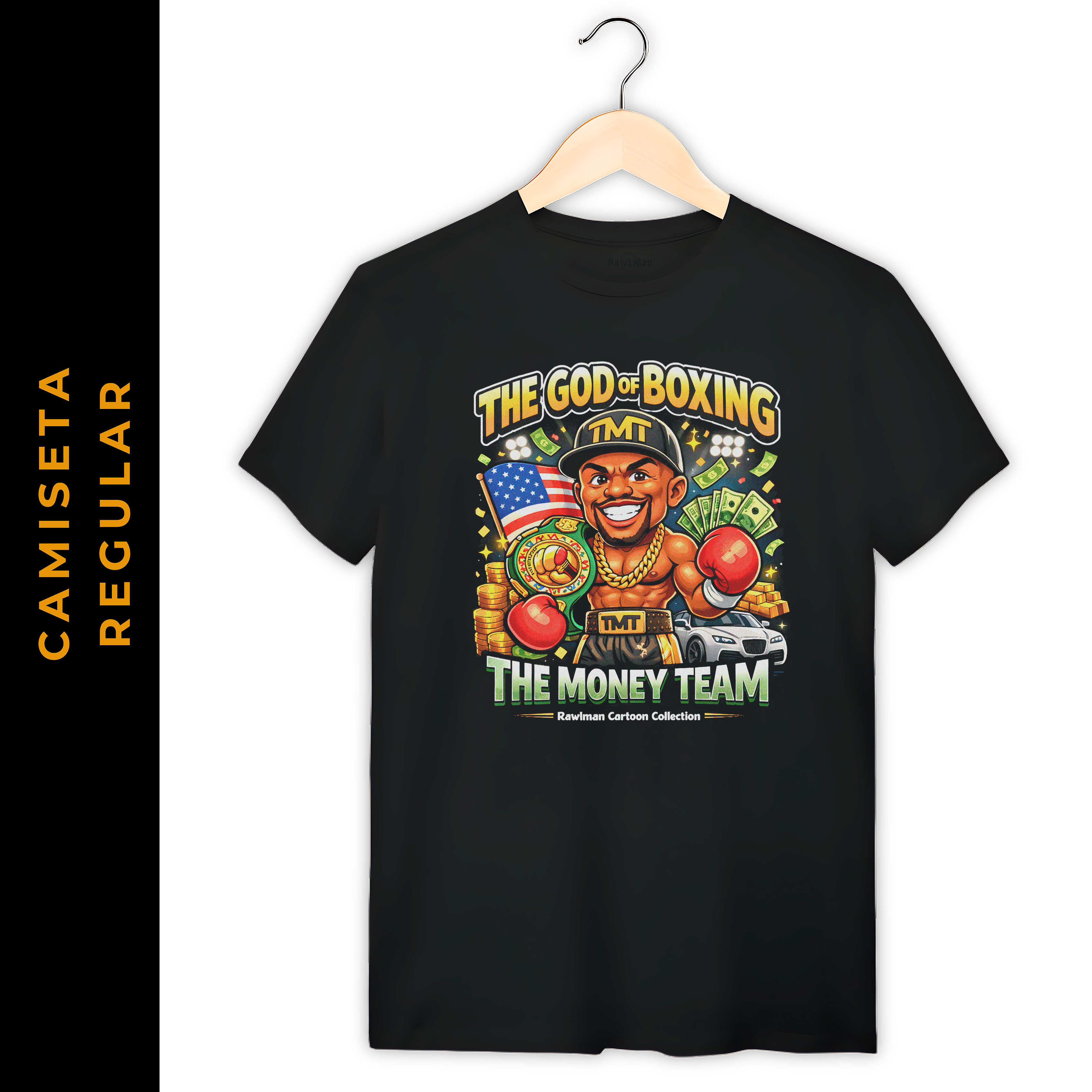 Regular Cartoon Boxe Floyd Maywheater