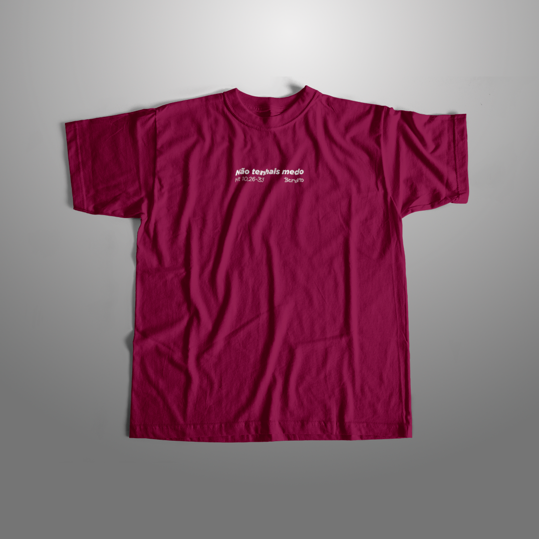 Camiseta - Não tenhais medo