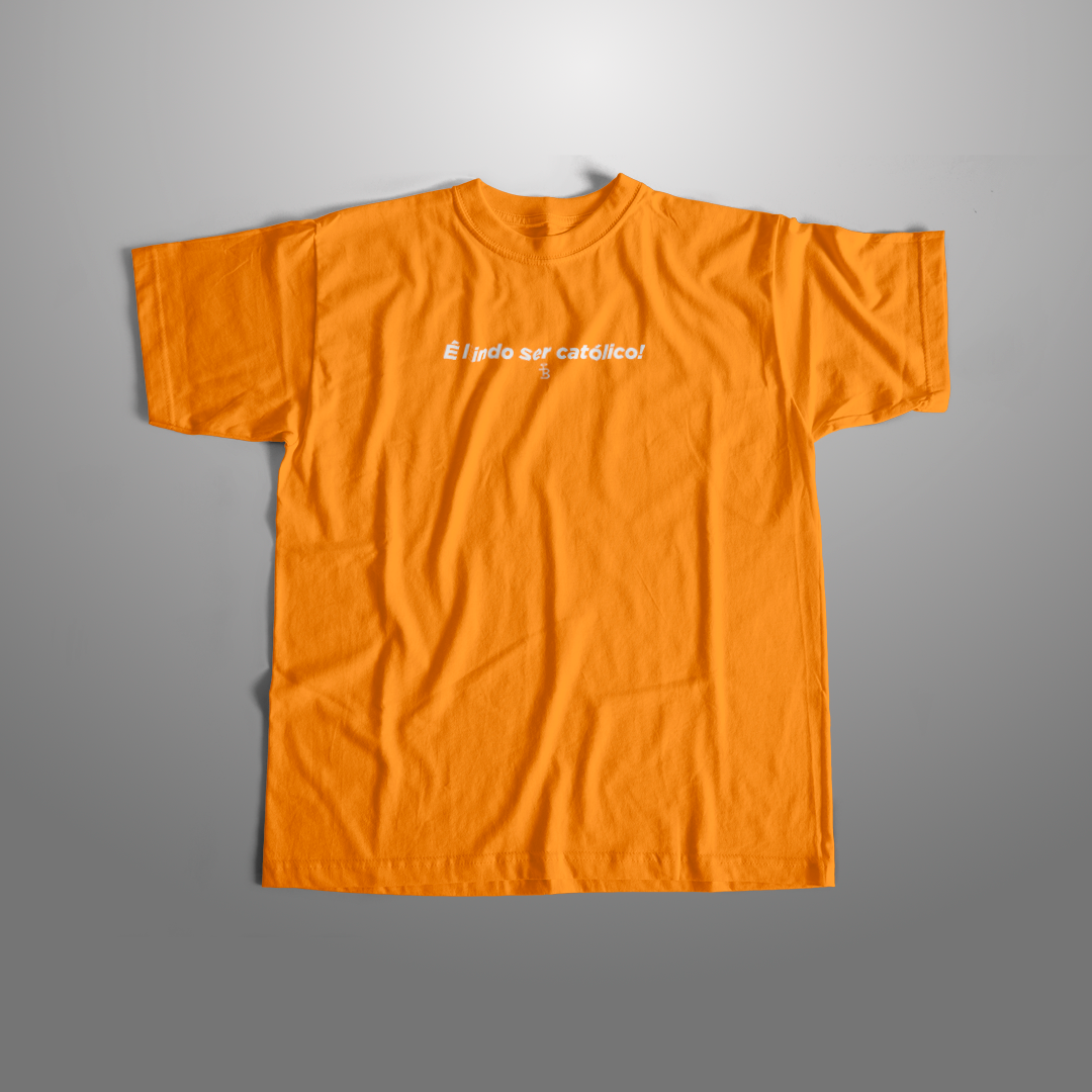 Camiseta - É lindo ser católico